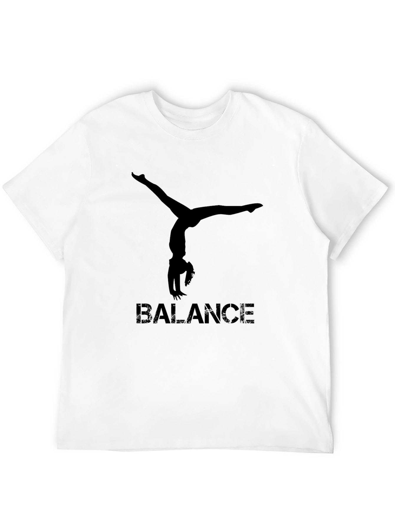 Balance Gymnast Black T-Shirt