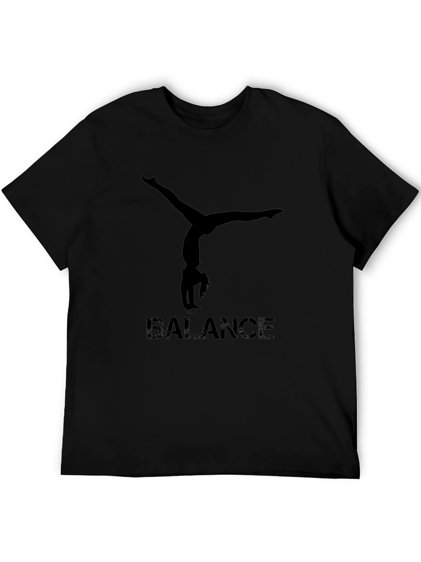 Balance Gymnast Black T-Shirt