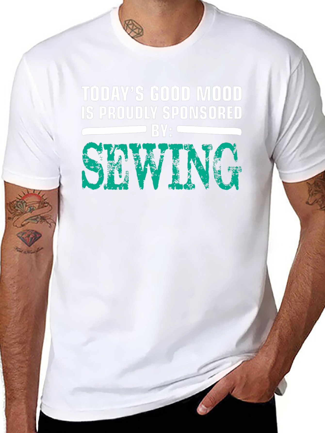 Todays Good Mood Sewing Graphic Tee