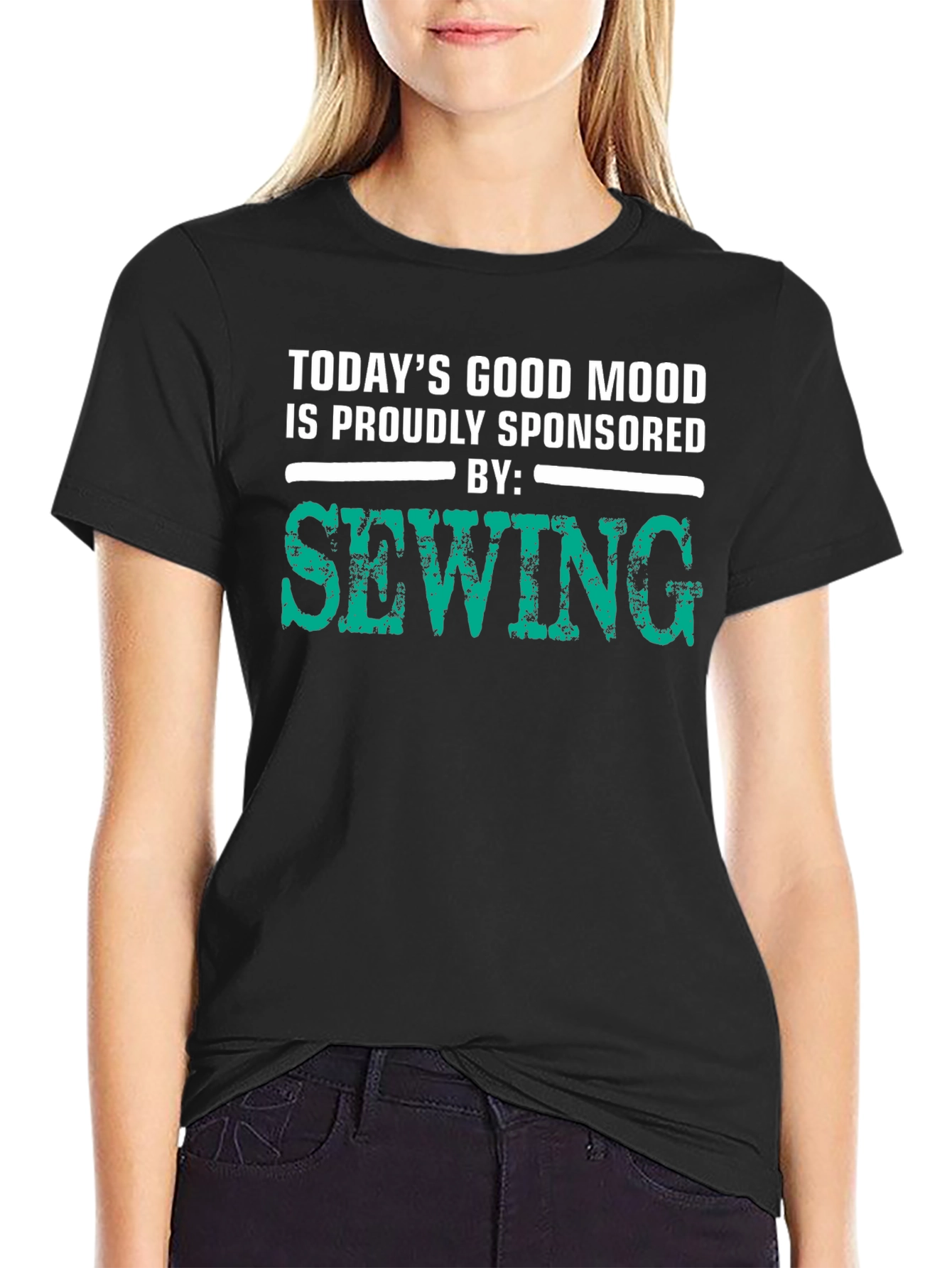 Todays Good Mood Sewing Graphic Tee