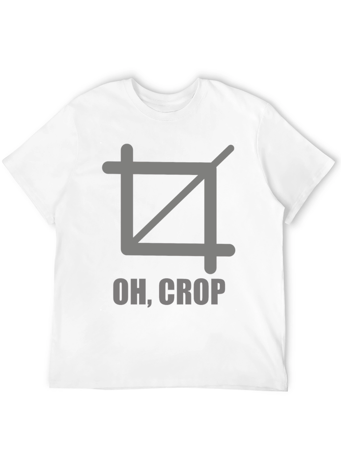 Oh Crop T-Shirt - Funny Photography Graphic Tee