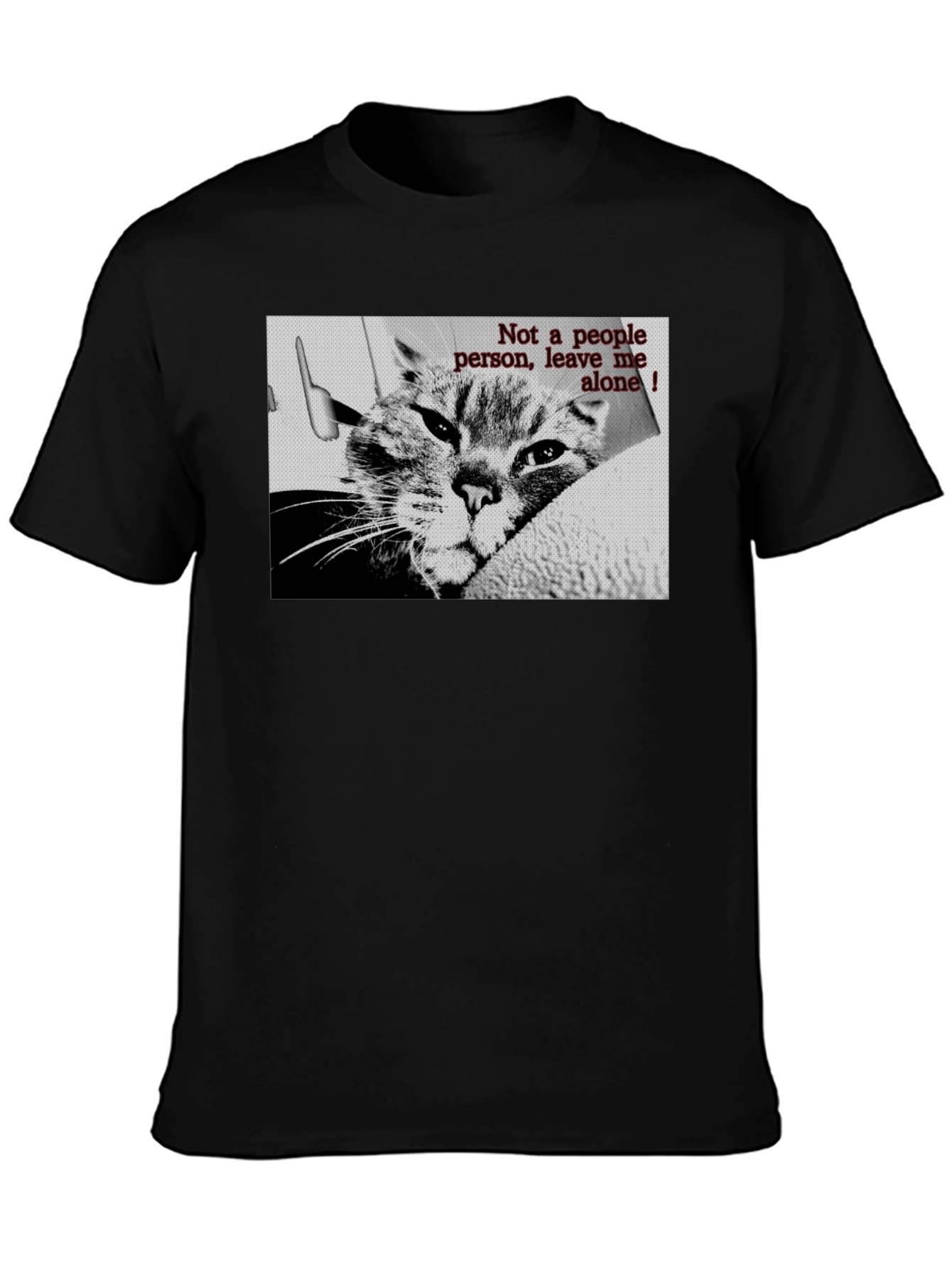 Not a People Person Cat T-Shirt