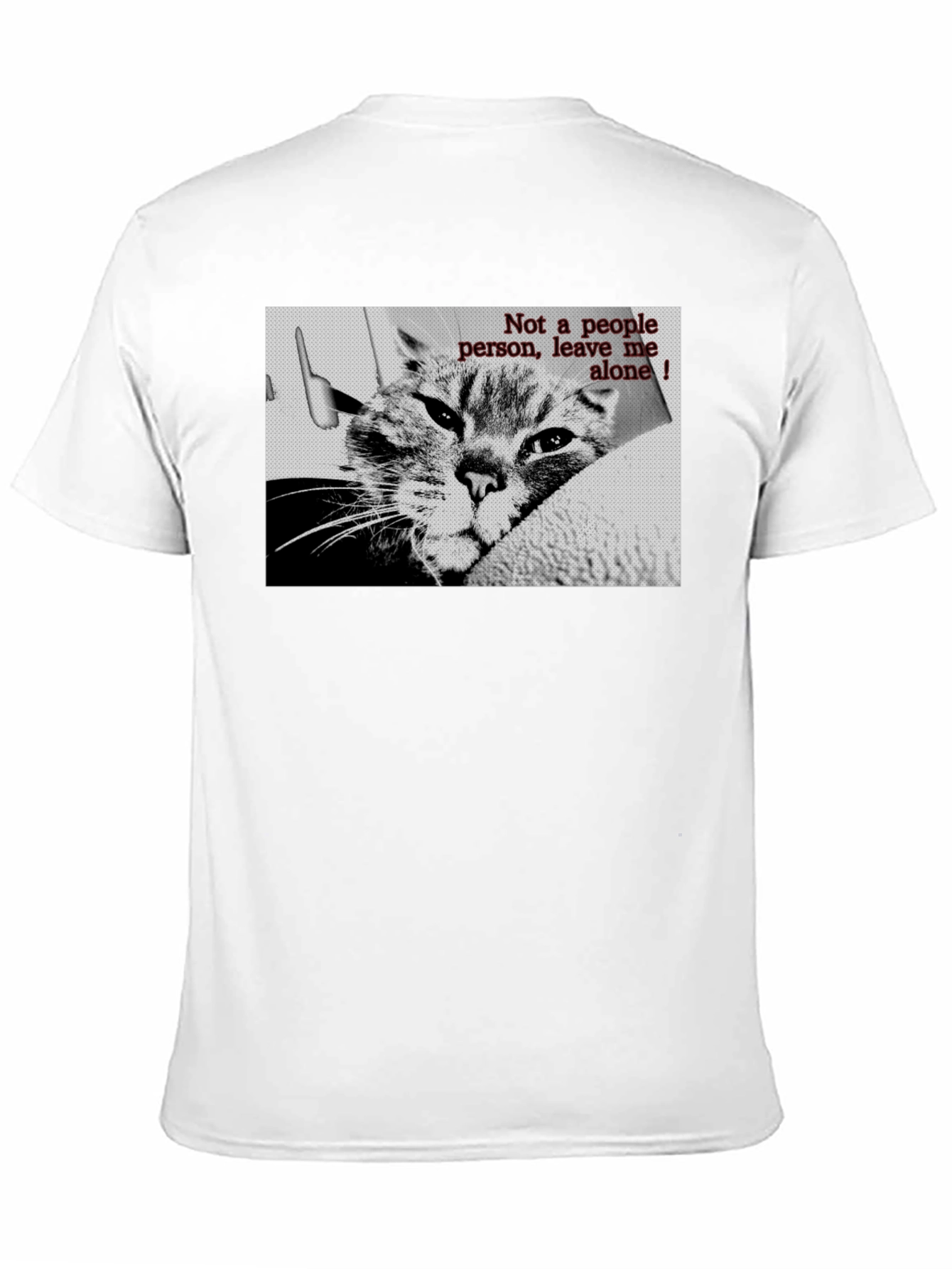 Not a People Person Cat T-Shirt
