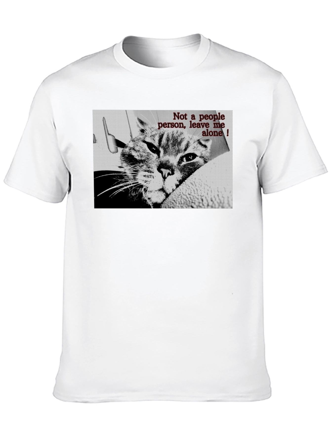 Not a People Person Cat T-Shirt
