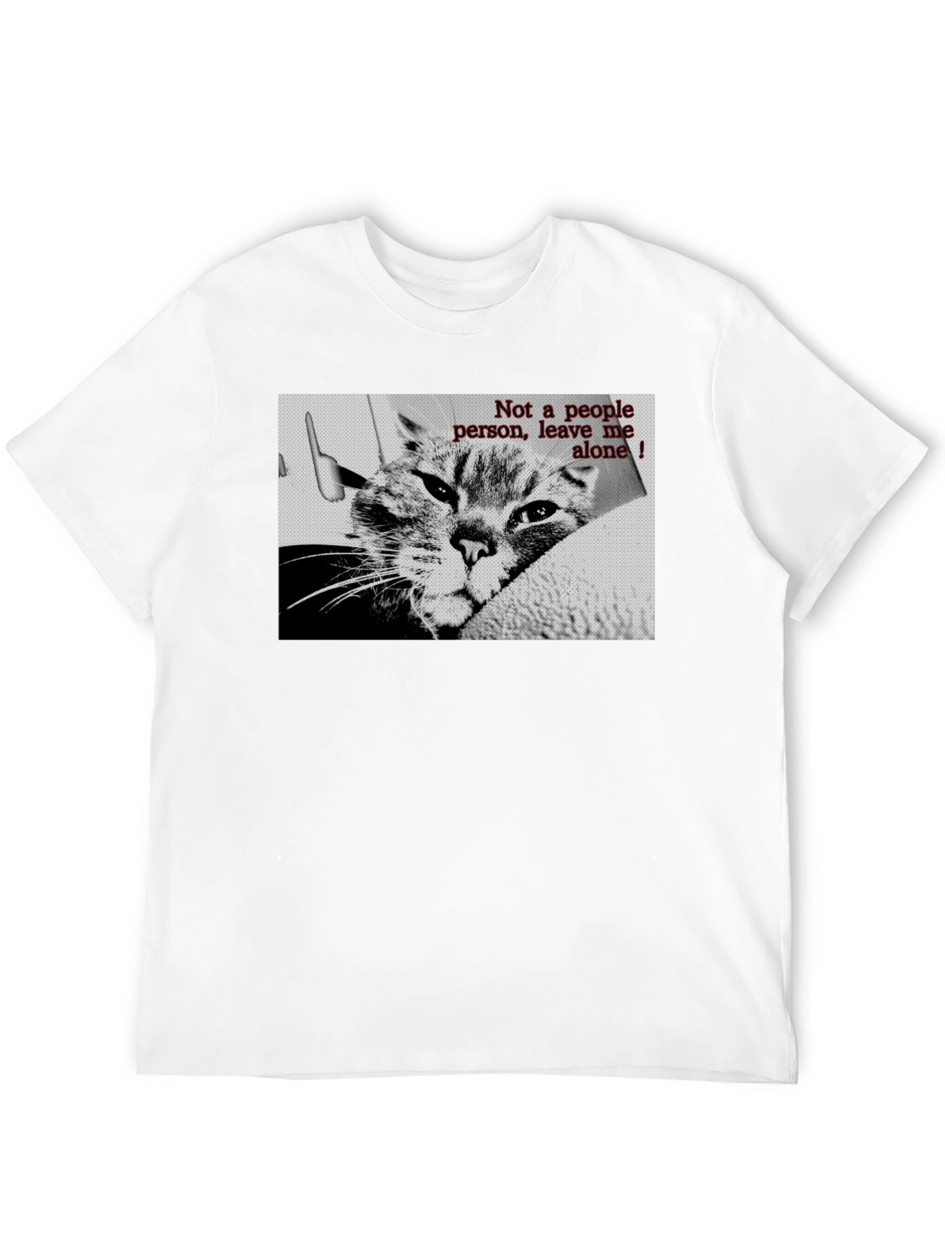 Not a People Person Cat T-Shirt