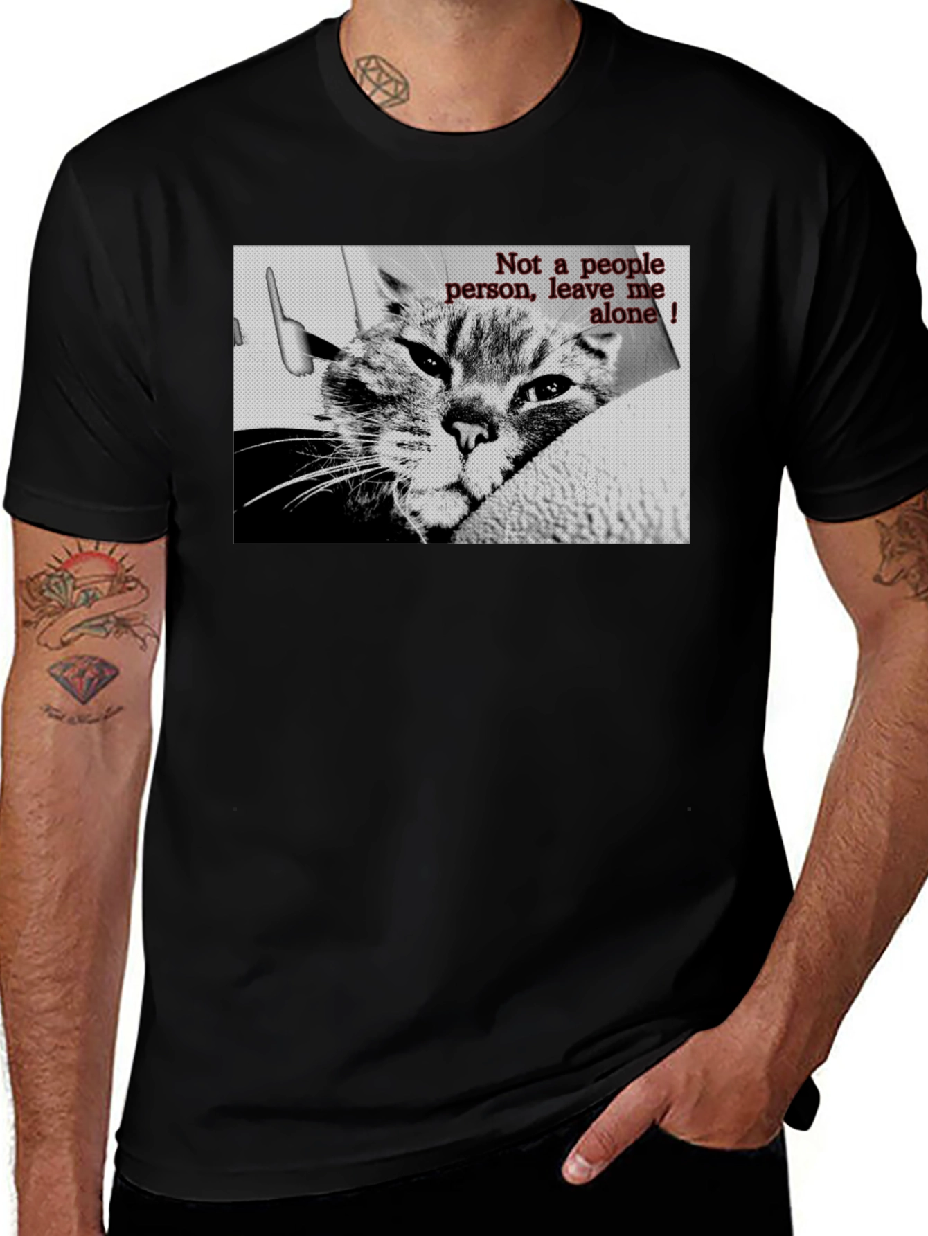 Not a People Person Cat T-Shirt