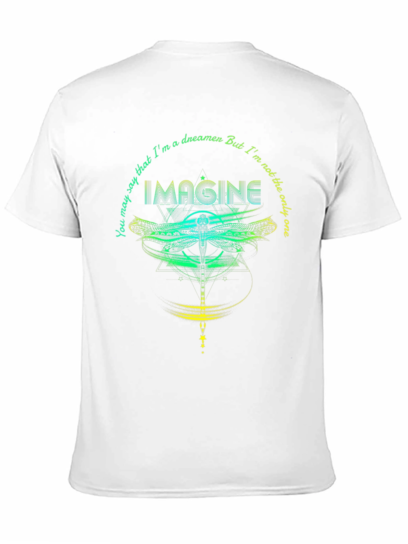Imagine Dragonfly Graphic T-Shirt - Dreamer Tee