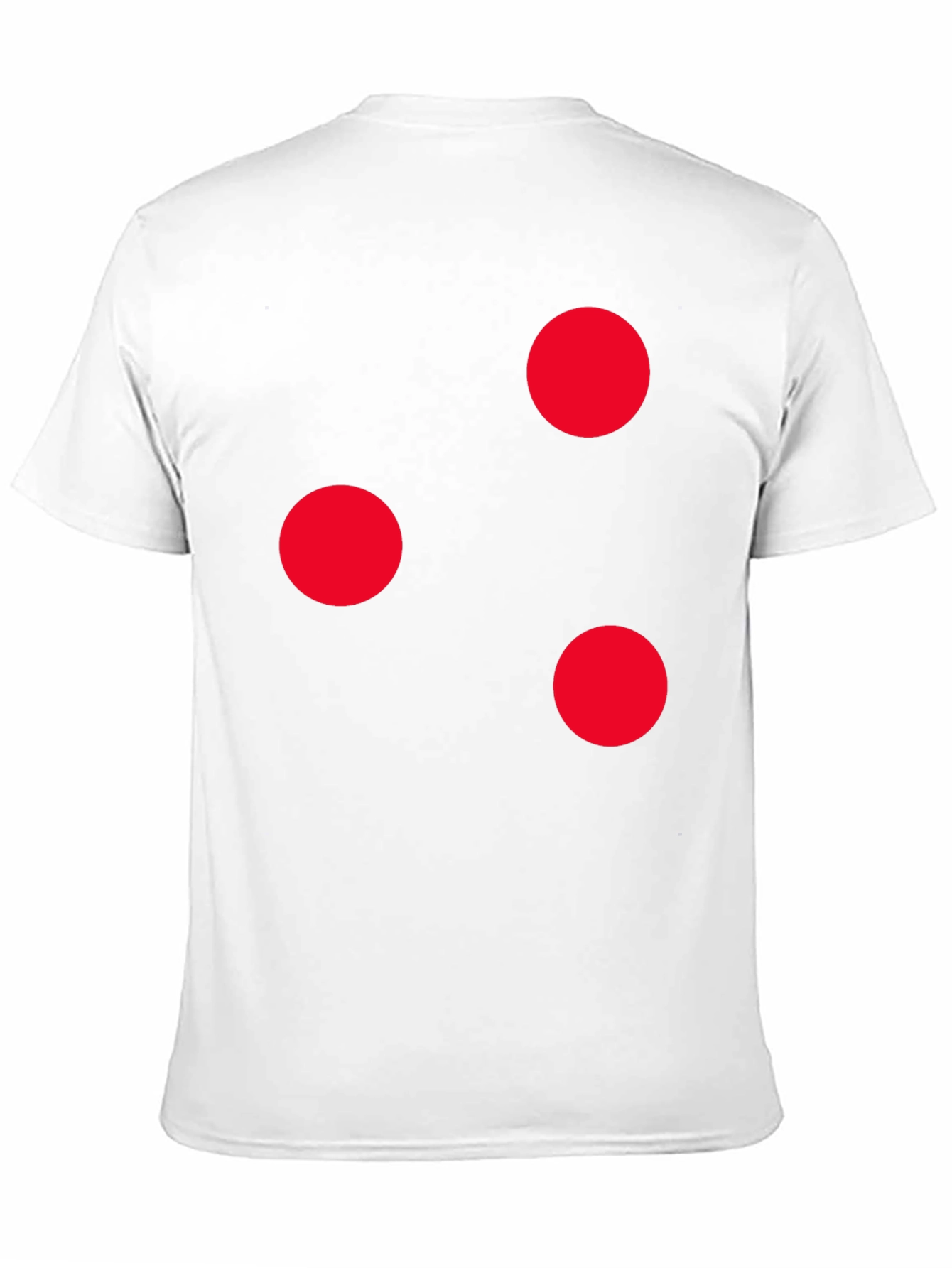 Minimalist Red Dot Black T-Shirt