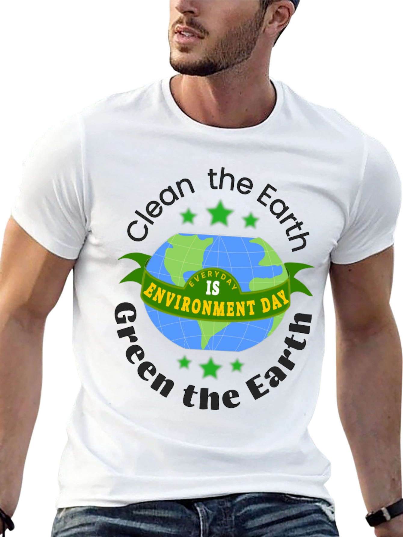 Earth Day T-Shirt: Clean & Green Environment Tee