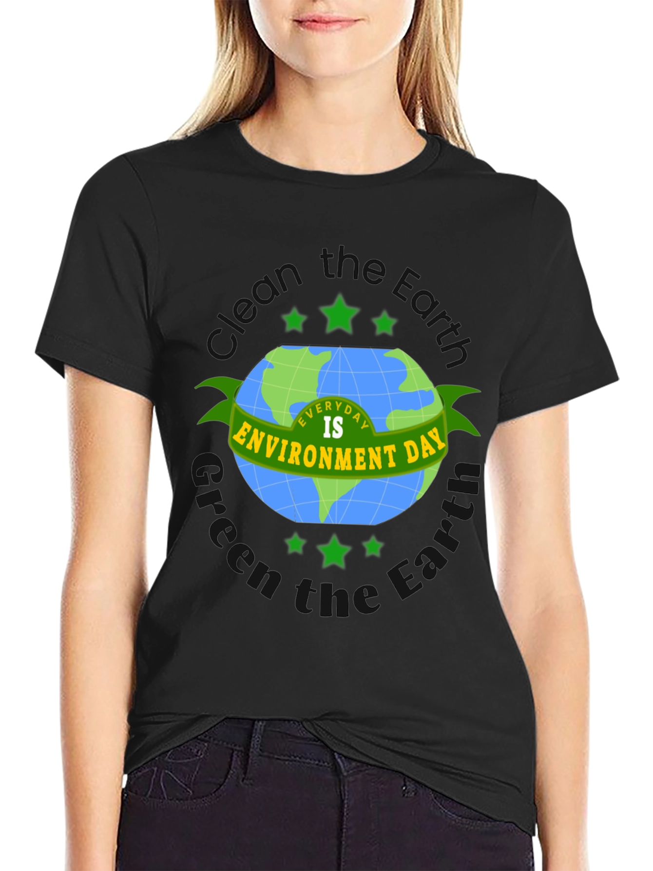 Earth Day T-Shirt: Clean & Green Environment Tee