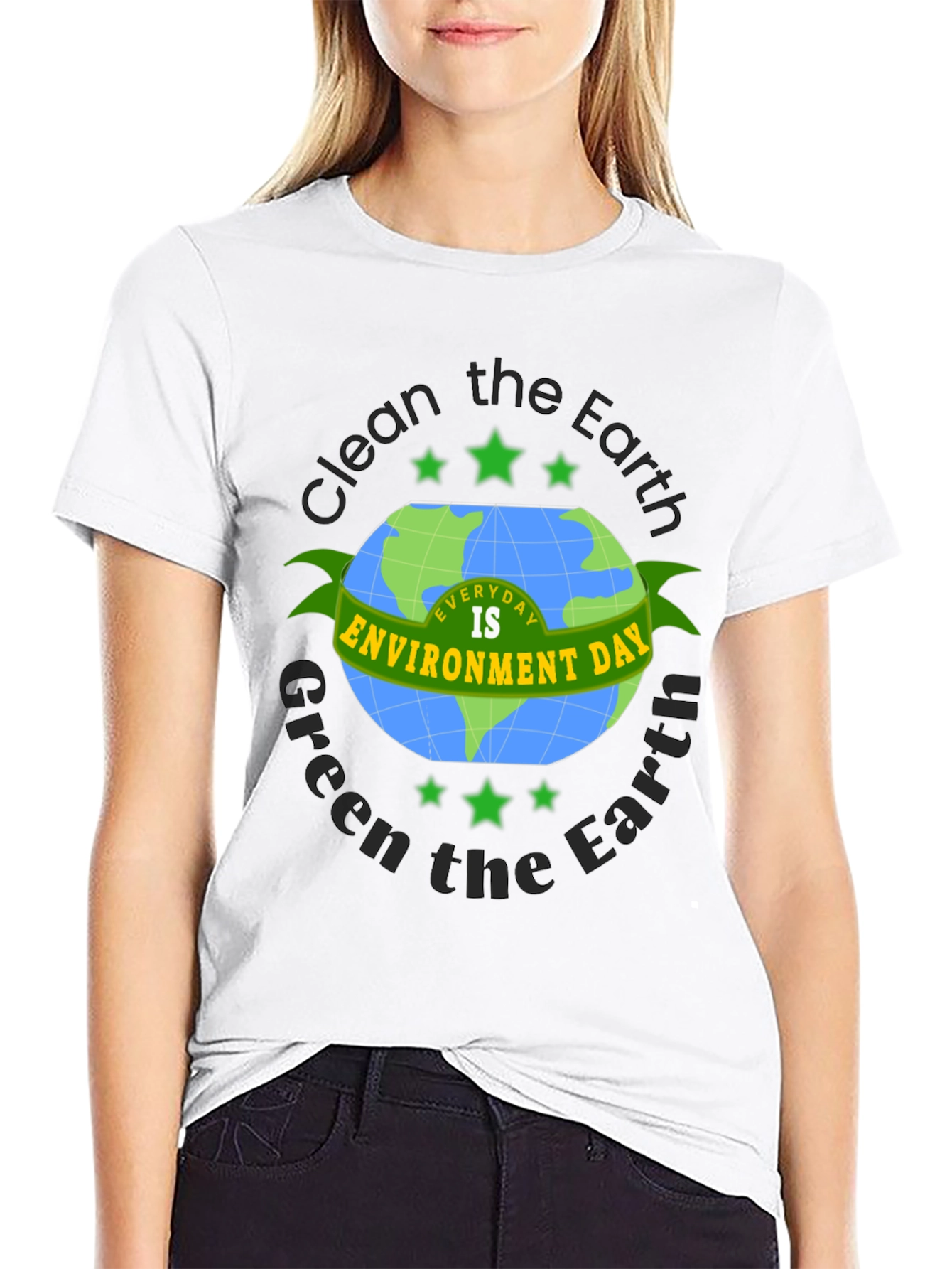 Earth Day T-Shirt: Clean & Green Environment Tee