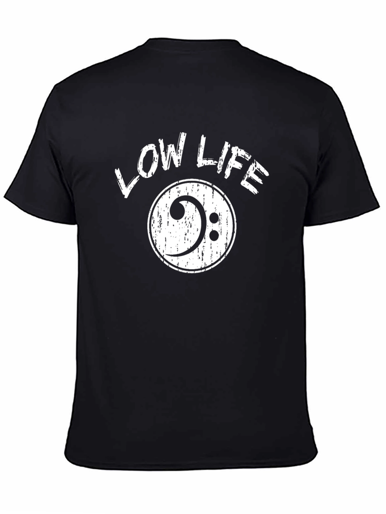 Low Life Bass Clef Graphic T-Shirt