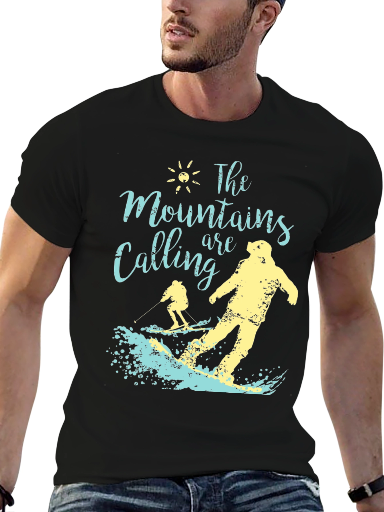 Mountains Calling Graphic T-Shirt - Adventure Ready Tee