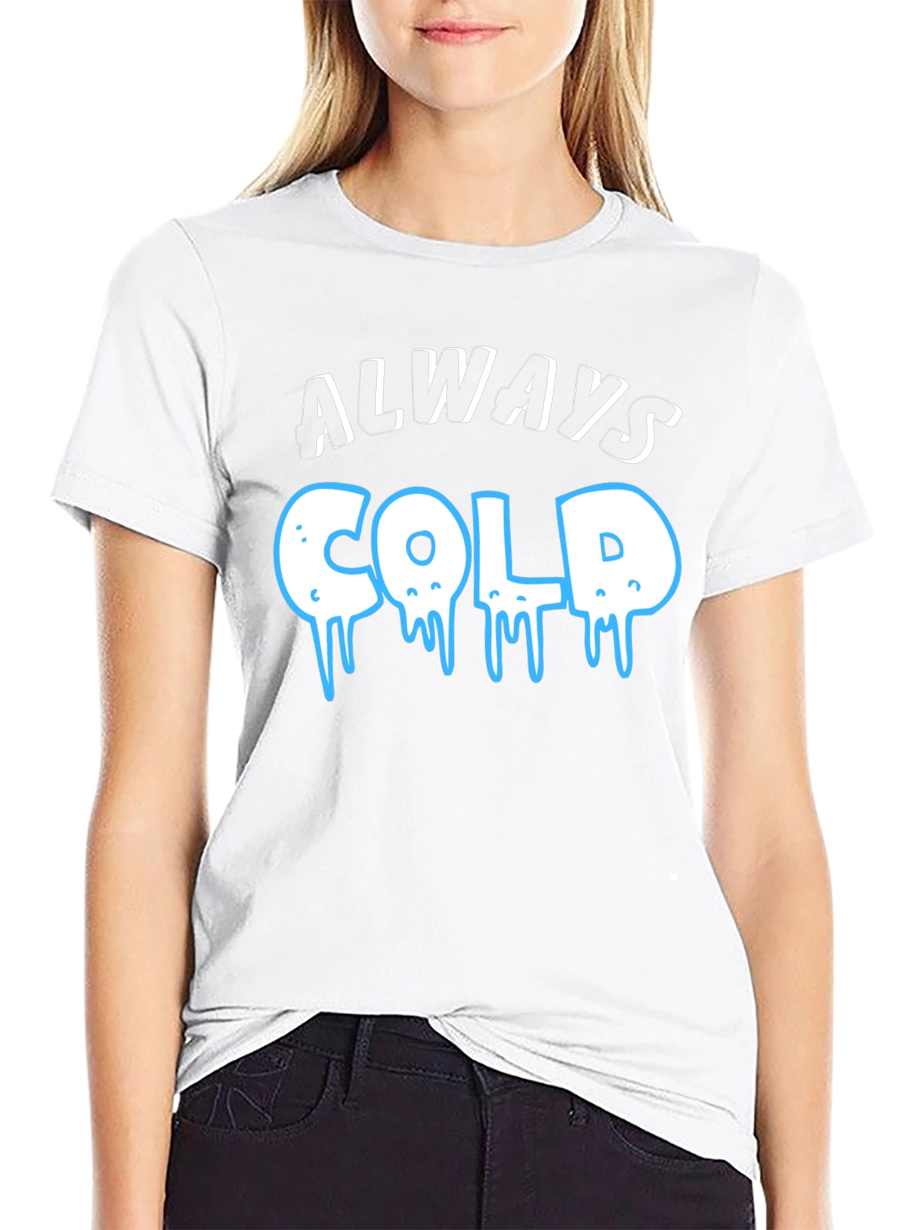 Always Cold Graphic T-Shirt - Black