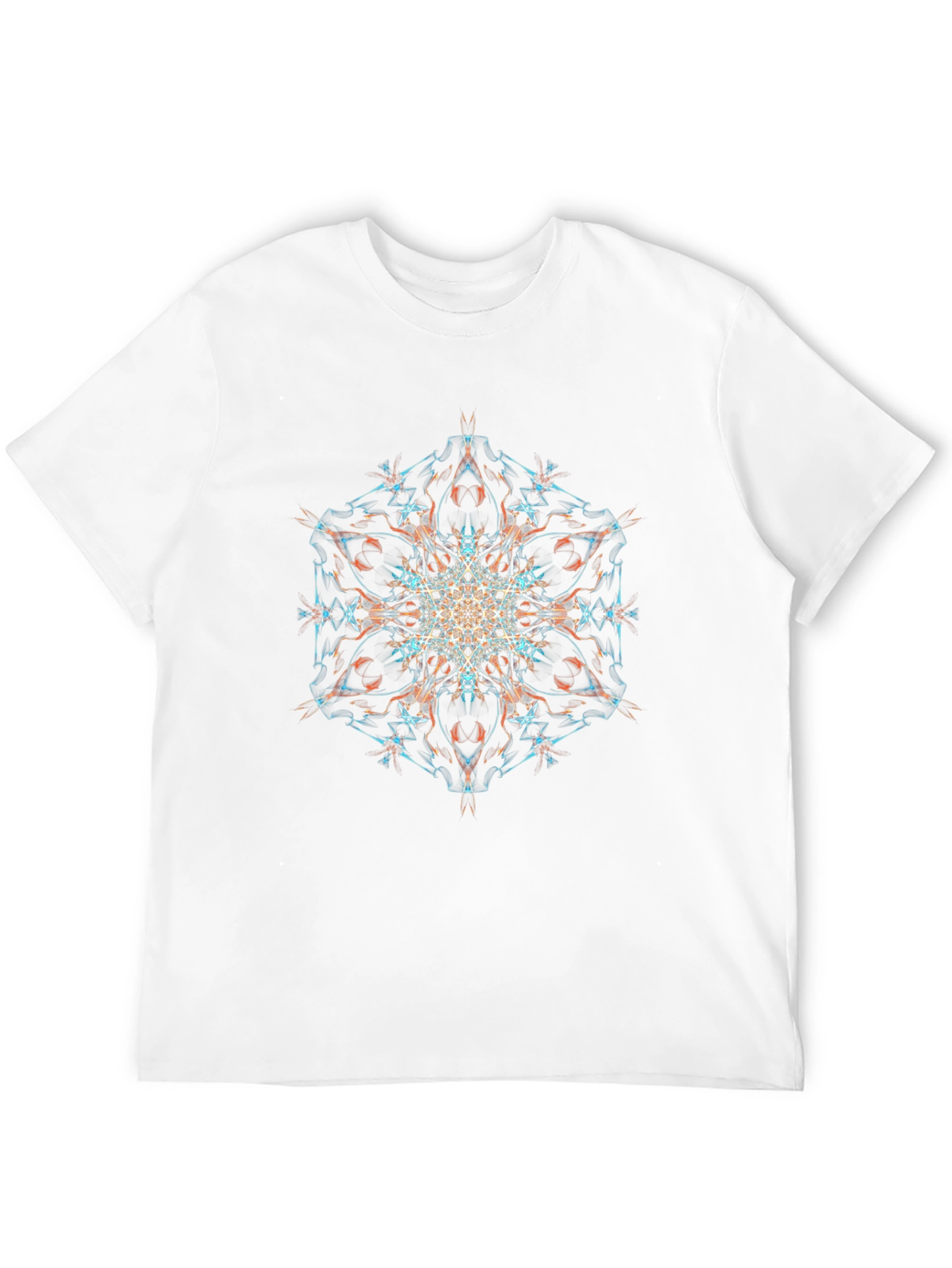 Geometric Mandala Black T-Shirt
