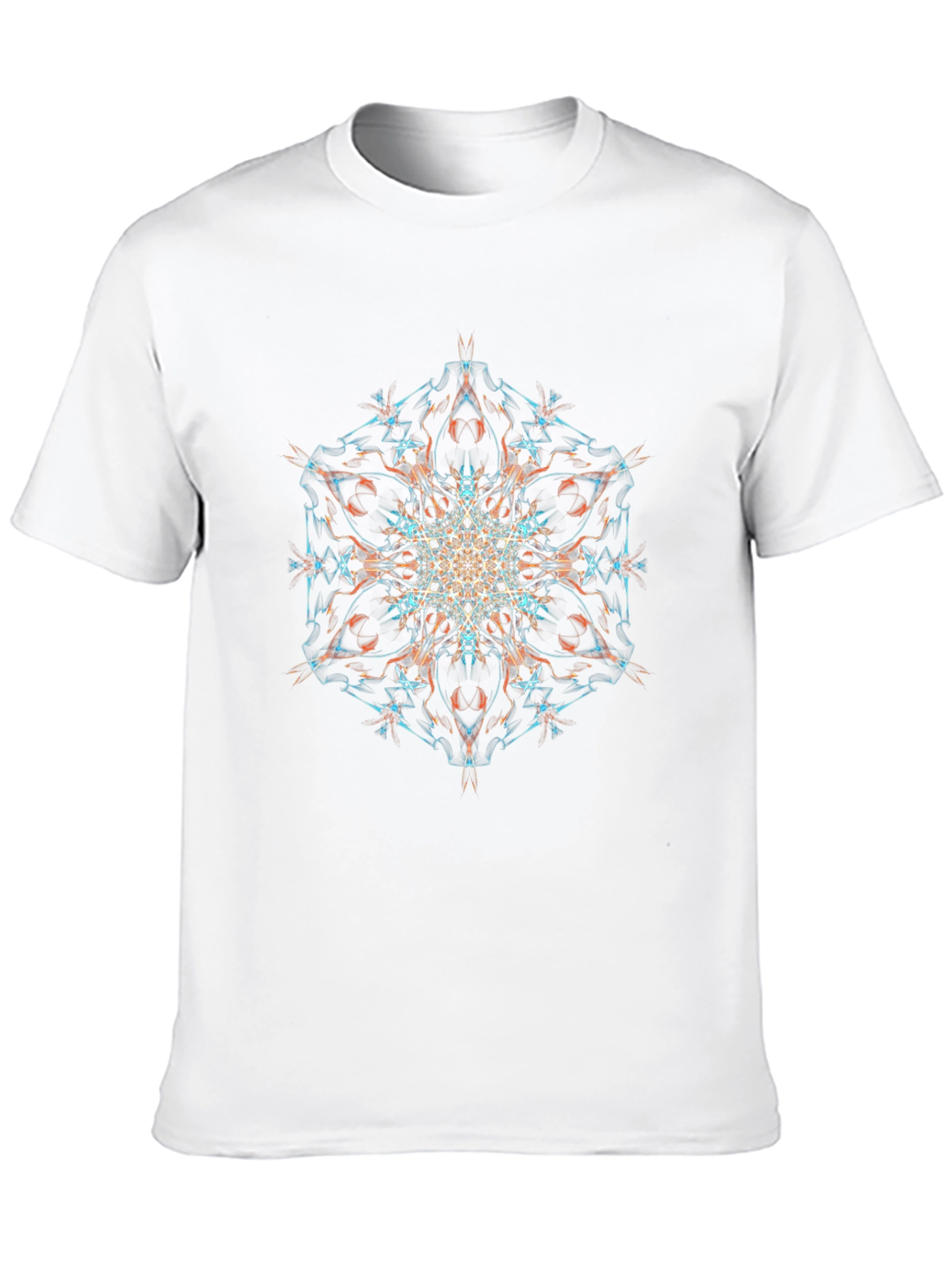 Geometric Mandala Black T-Shirt