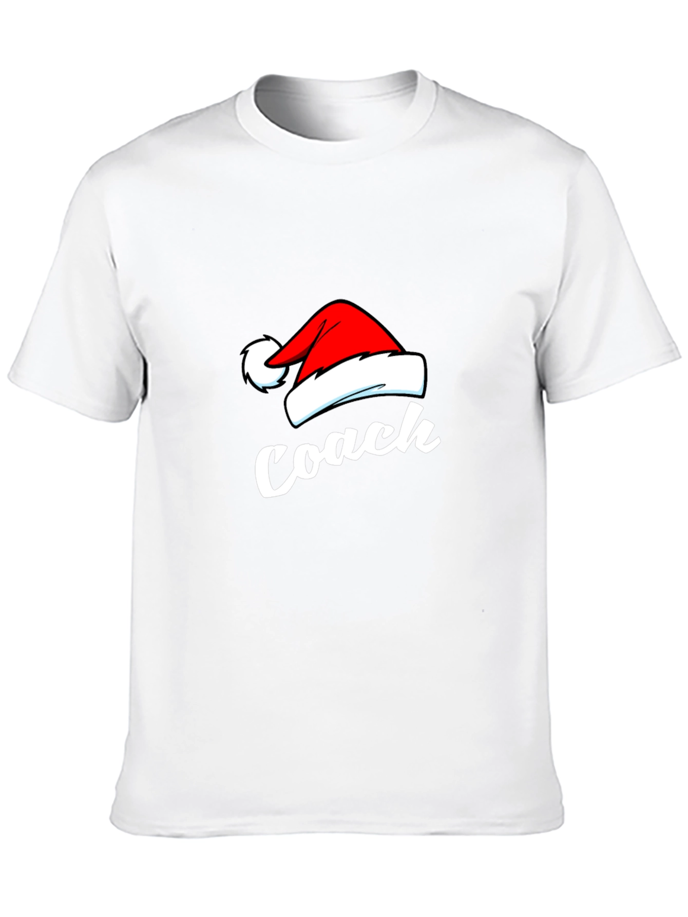 Coach Christmas Santa Hat Graphic Tee