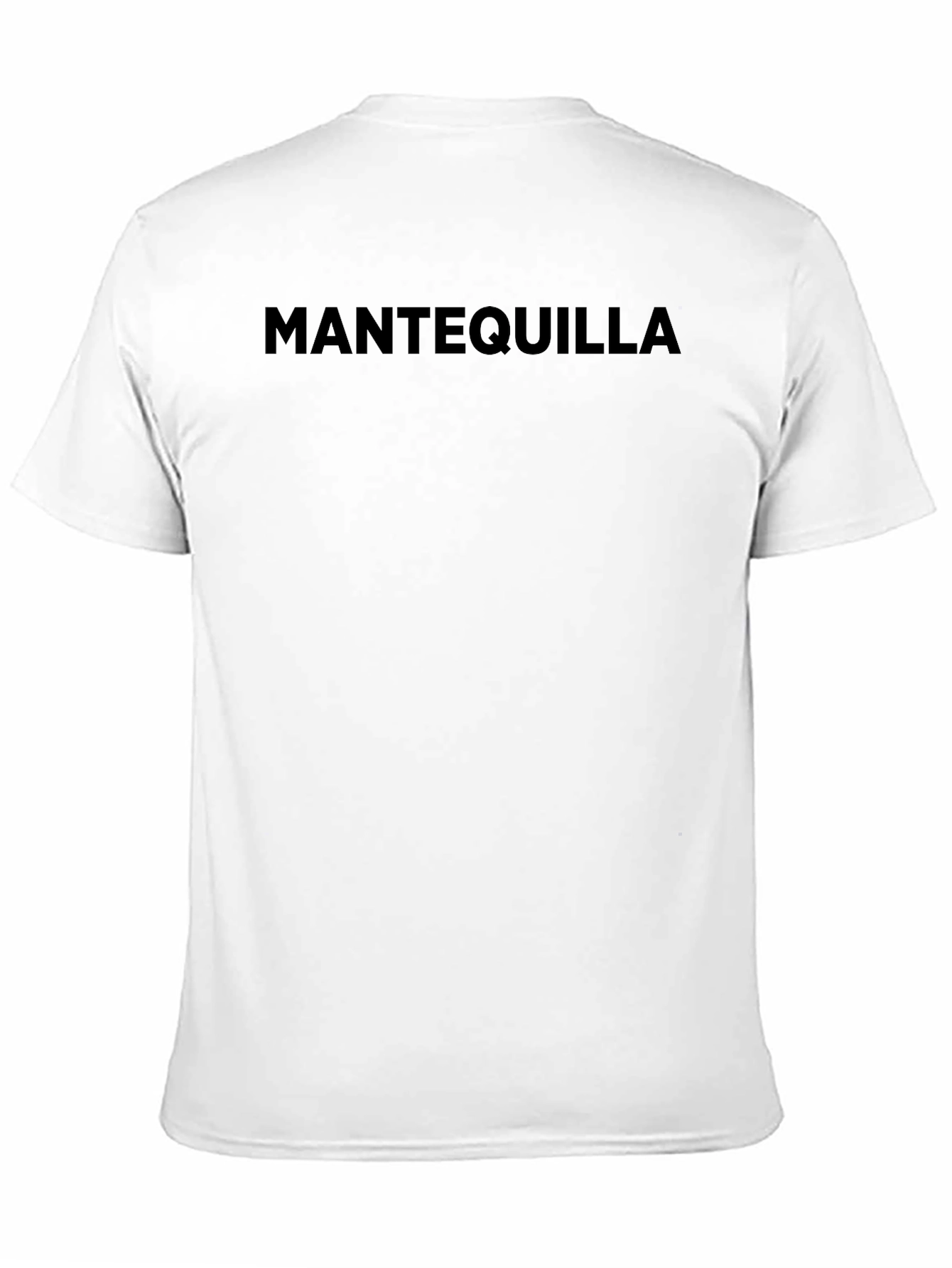 Manteca Black Tee - Stylish Unisex Crew Neck T-Shirt