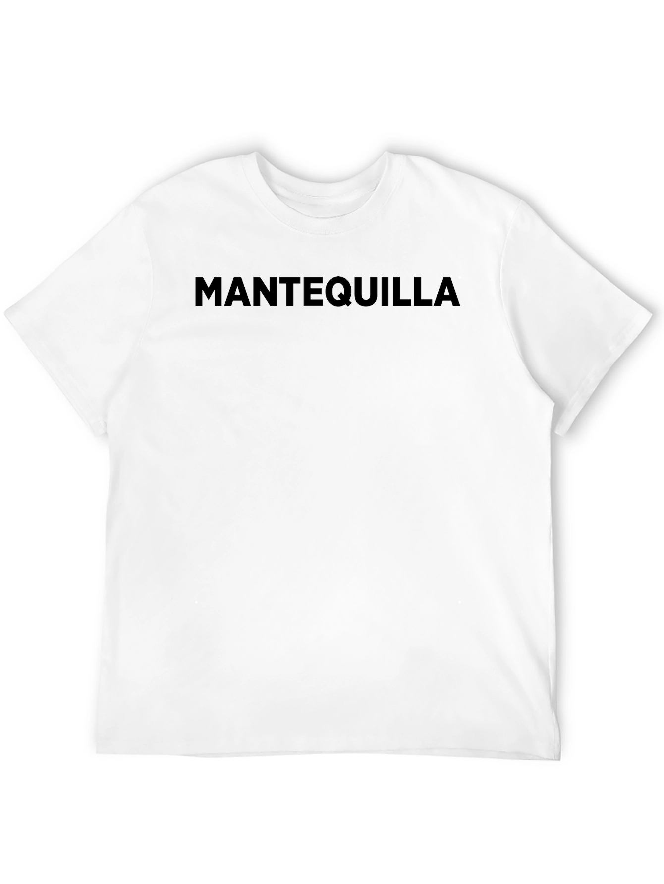 Manteca Black Tee - Stylish Unisex Crew Neck T-Shirt