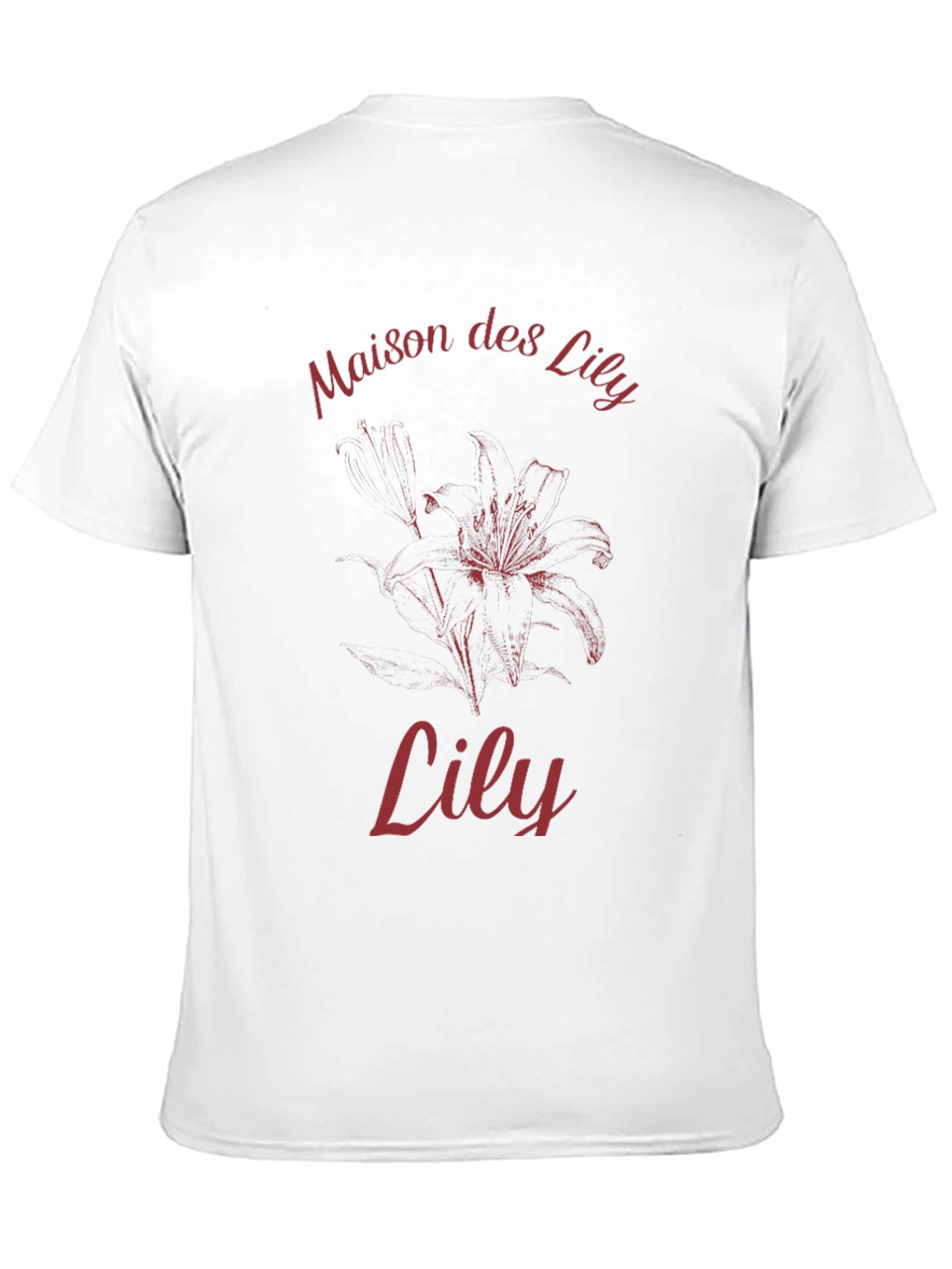 Maison des Lily Graphic T-Shirt - Black