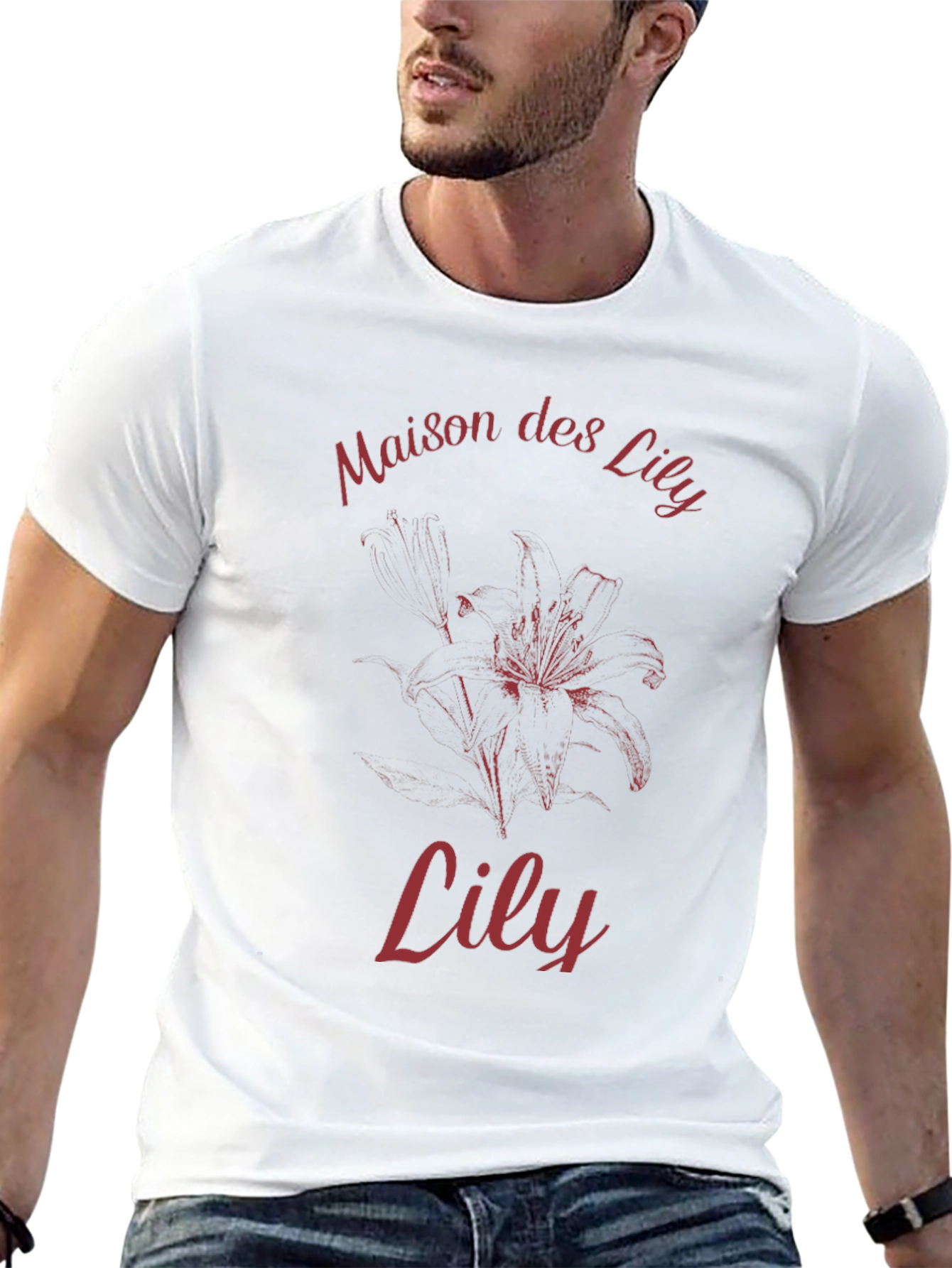 Maison des Lily Graphic T-Shirt - Black