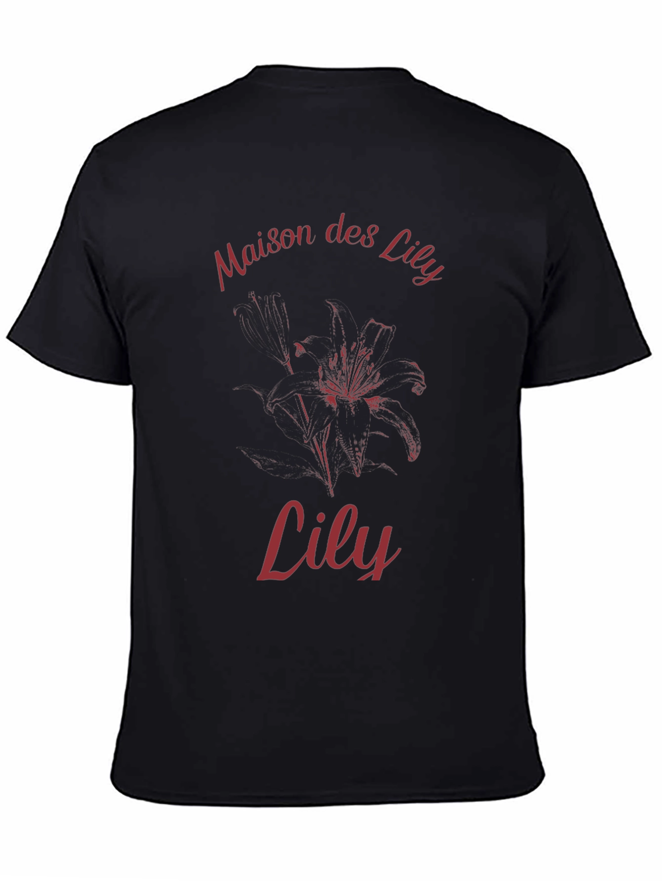 Maison des Lily Graphic T-Shirt - Black