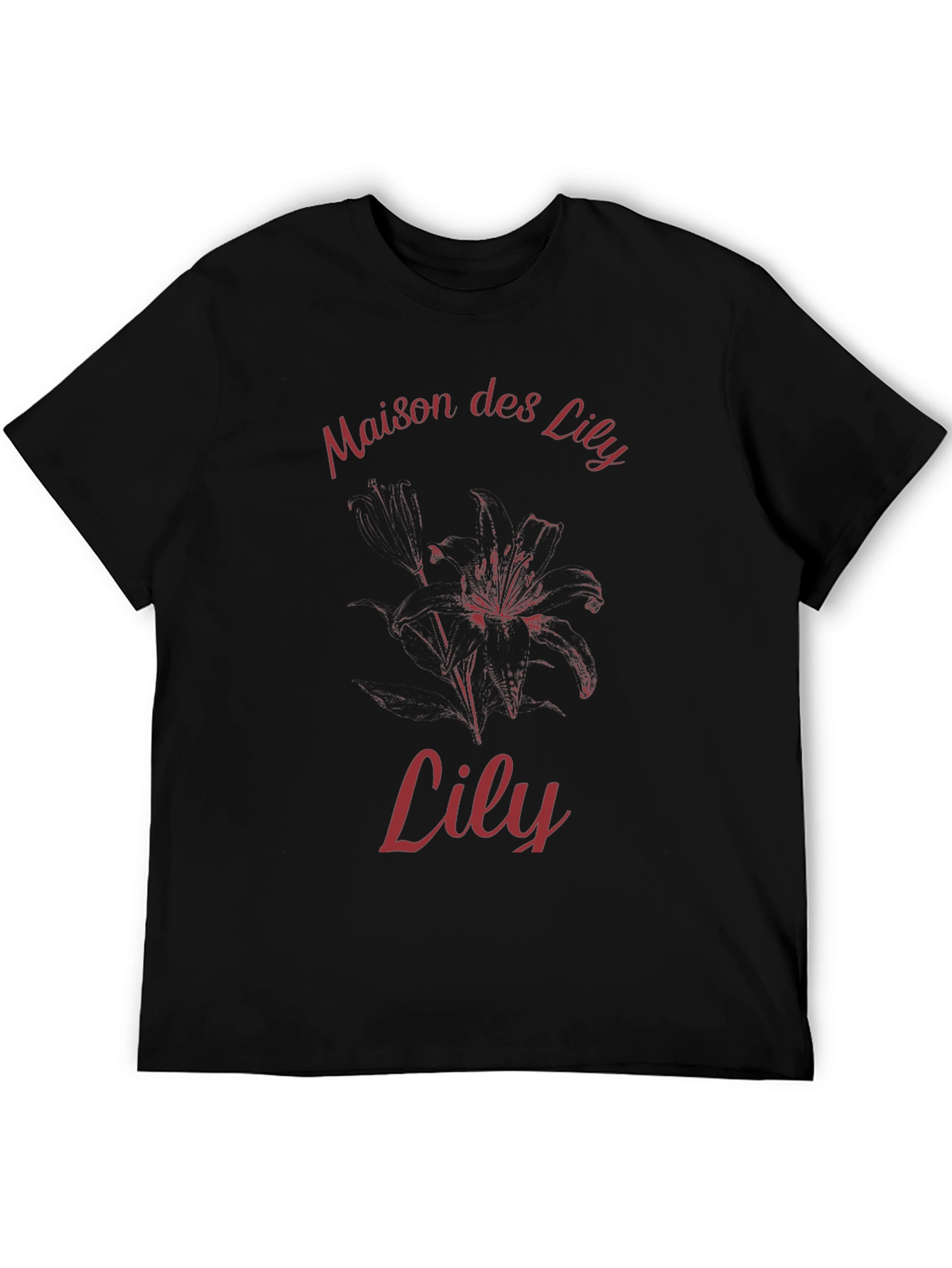 Maison des Lily Graphic T-Shirt - Black