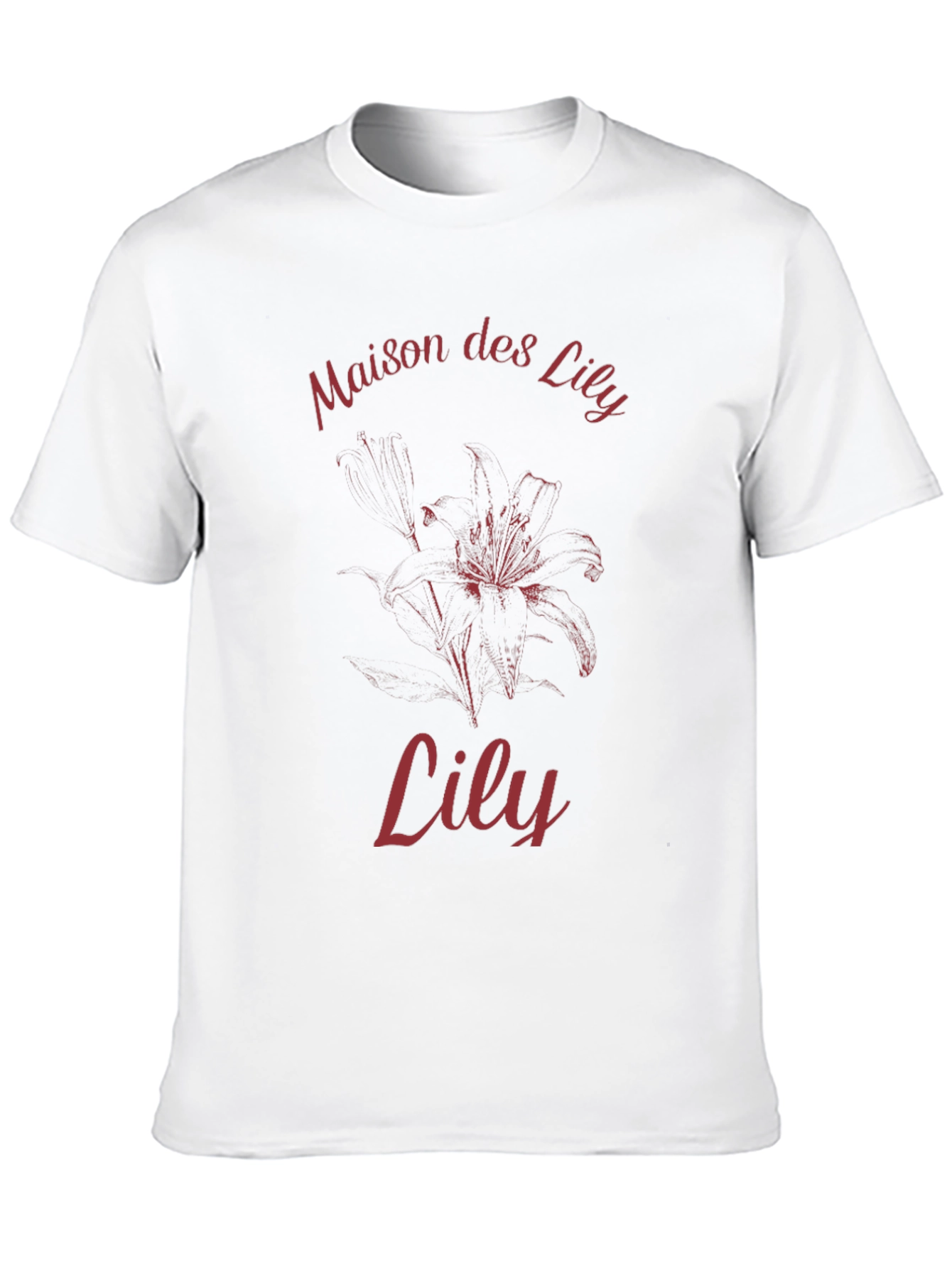 Maison des Lily Graphic T-Shirt - Black