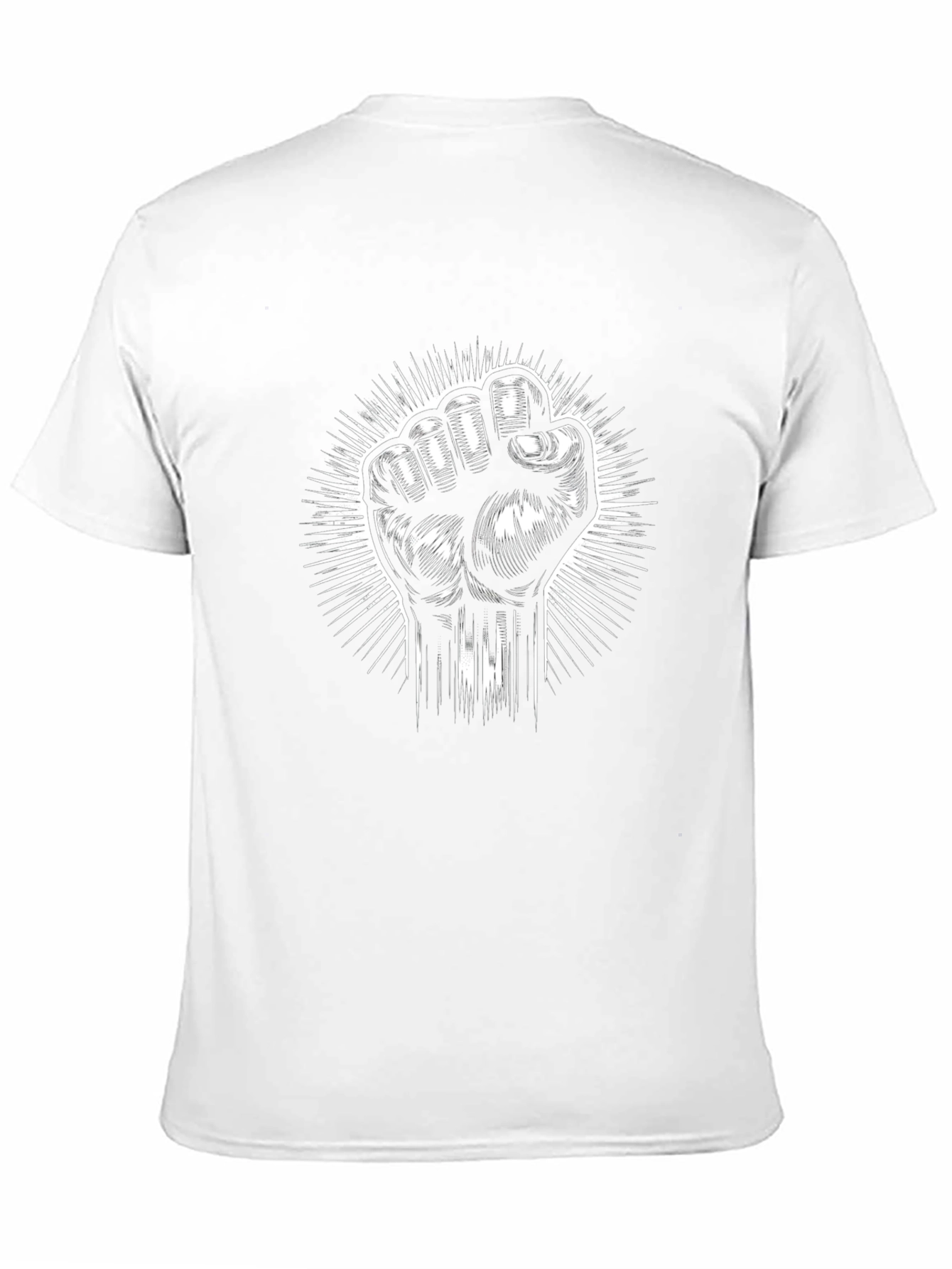 Empowered Fist Graphic Tee - Black