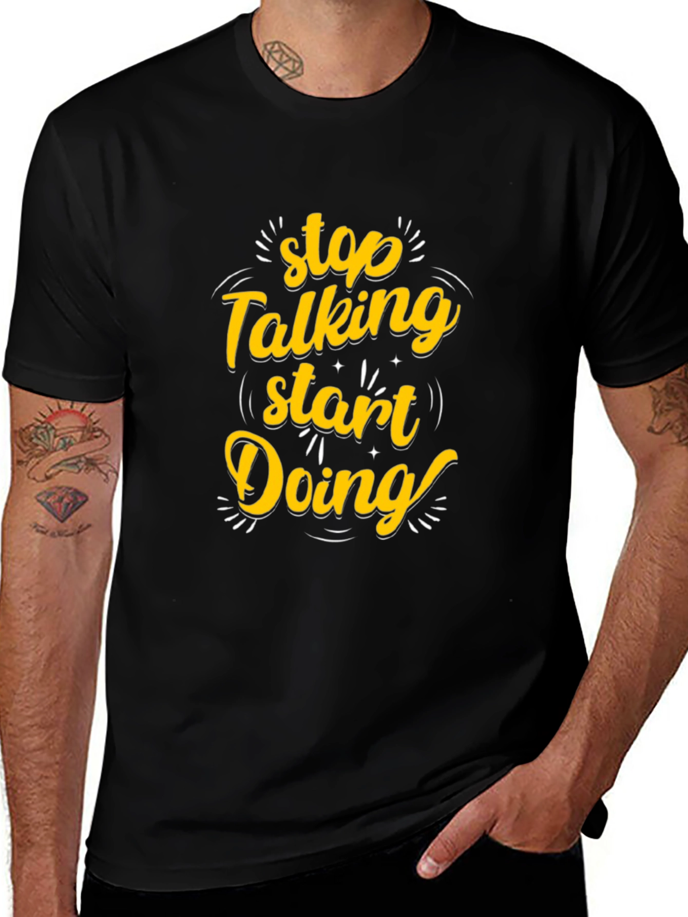 Stop Talking Start Doing Graphic Tee