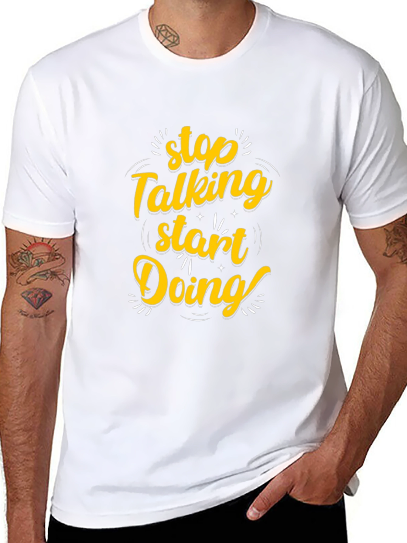 Stop Talking Start Doing Graphic Tee