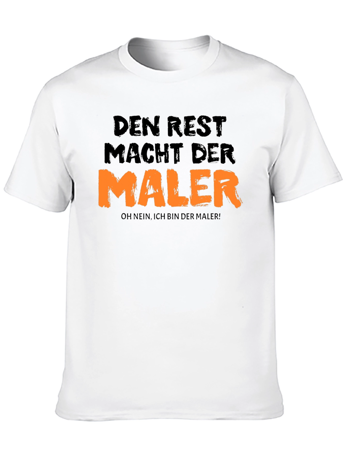Den Rest Macht Der Maler Black Graphic Tee