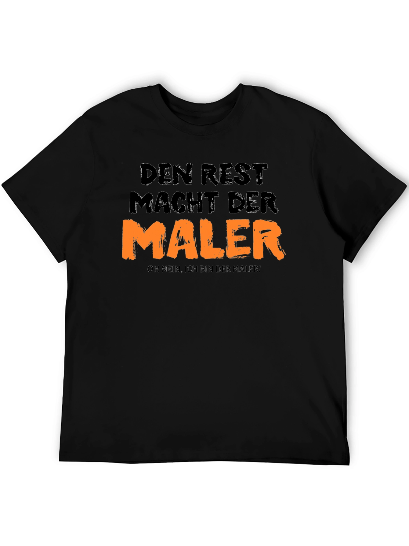 Den Rest Macht Der Maler Black Graphic Tee