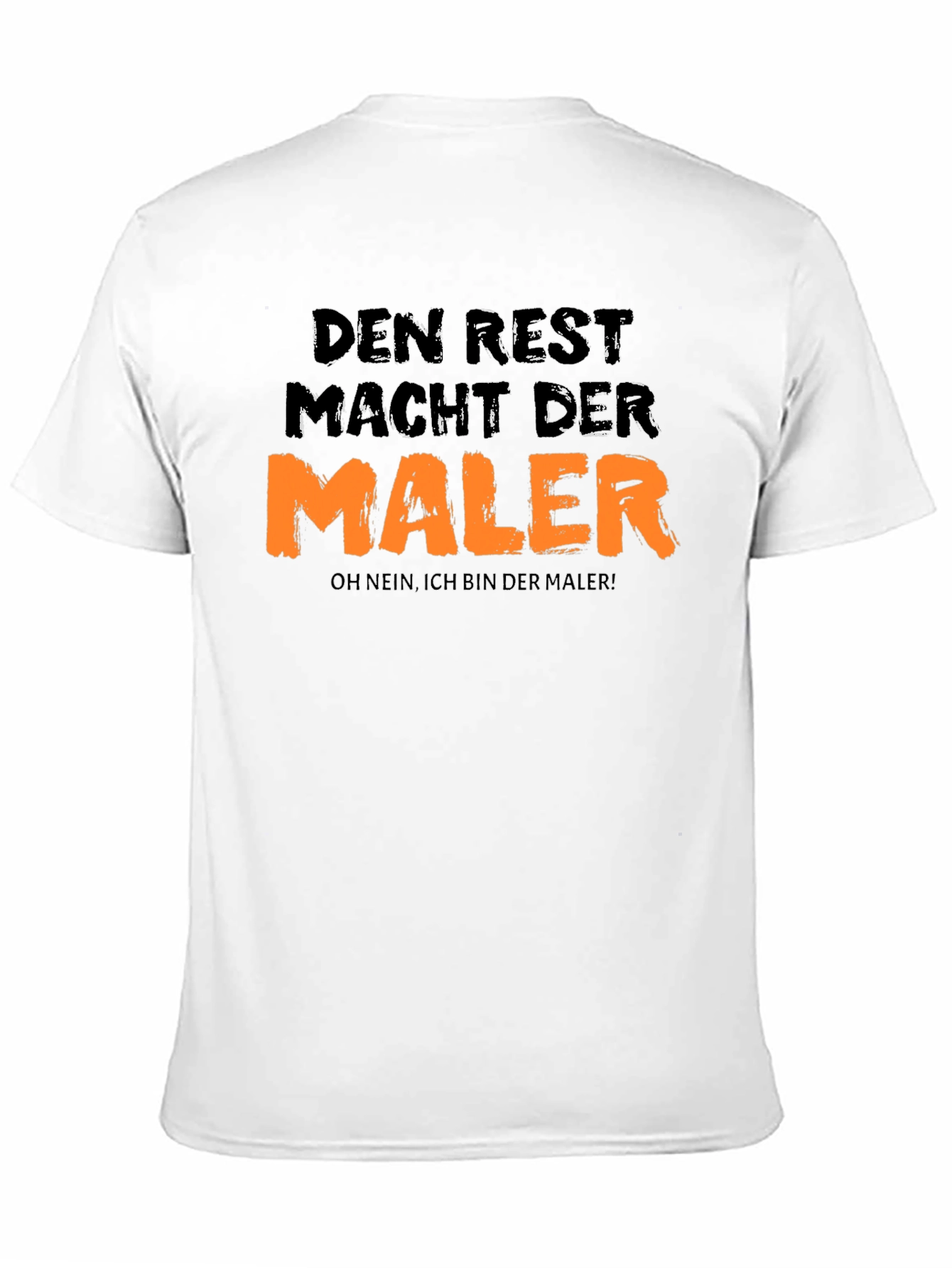 Den Rest Macht Der Maler Black Graphic Tee