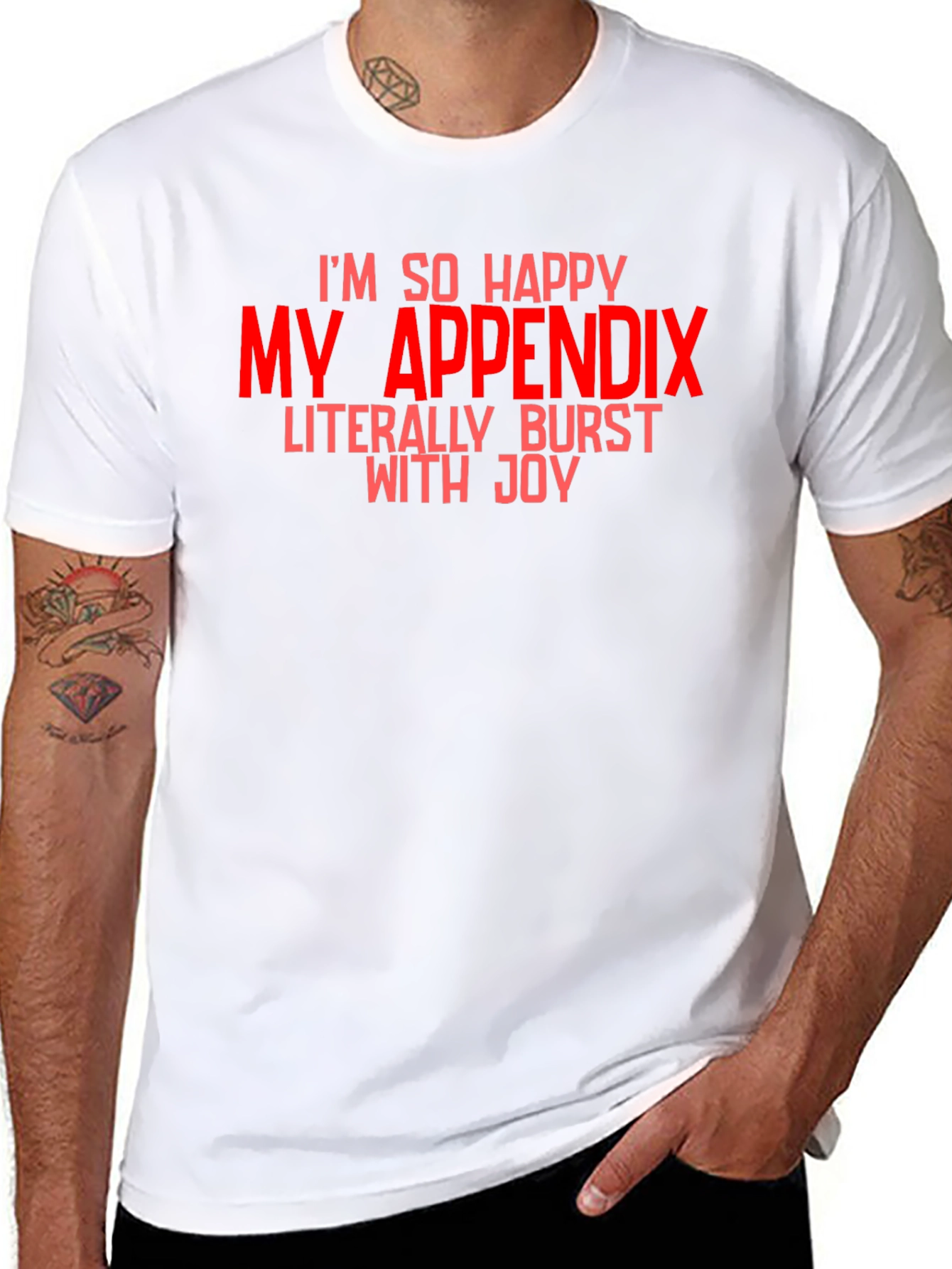 Funny Appendix Burst T-Shirt