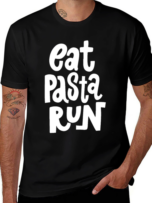 Eat Pasta Run Graphic Tee