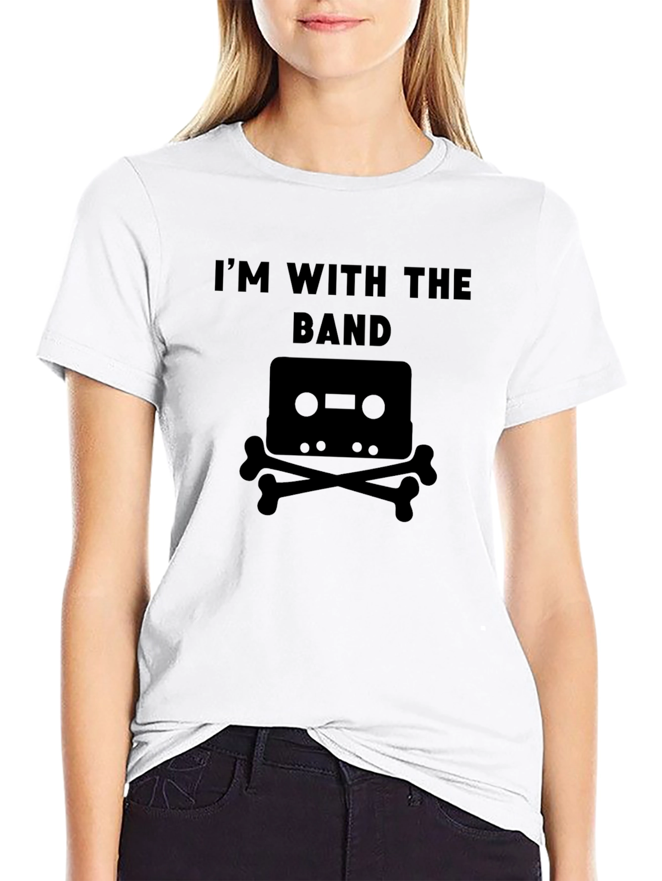Im With The Band Cassette Tape Graphic T-Shirt