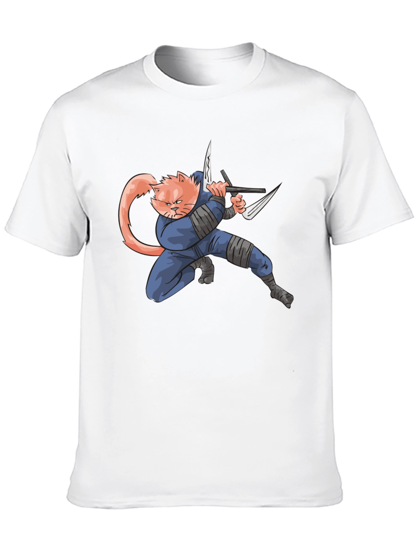 Ninja Cat T-Shirt - Unique Graphic Tee