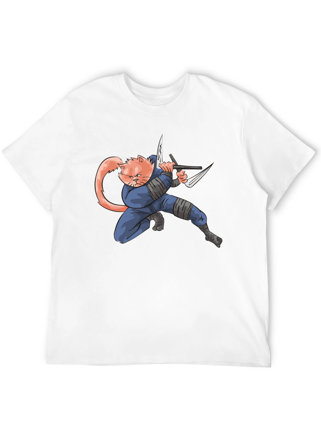 Ninja Cat T-Shirt - Unique Graphic Tee