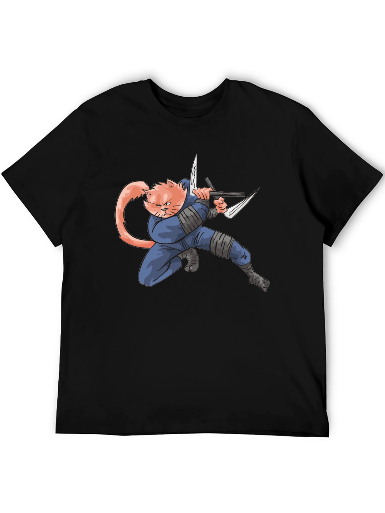 Ninja Cat T-Shirt - Unique Graphic Tee