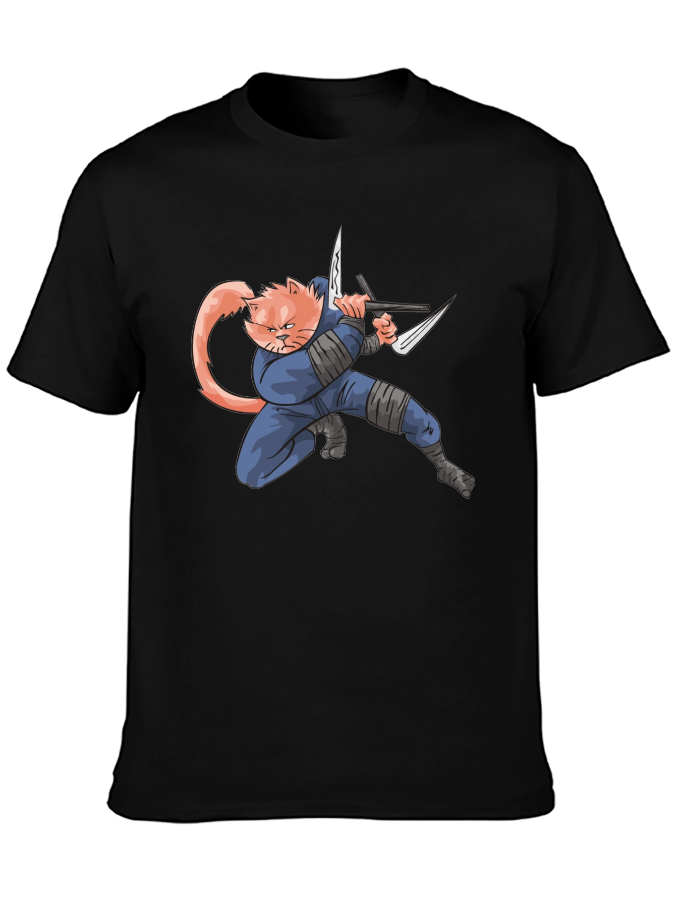 Ninja Cat T-Shirt - Unique Graphic Tee