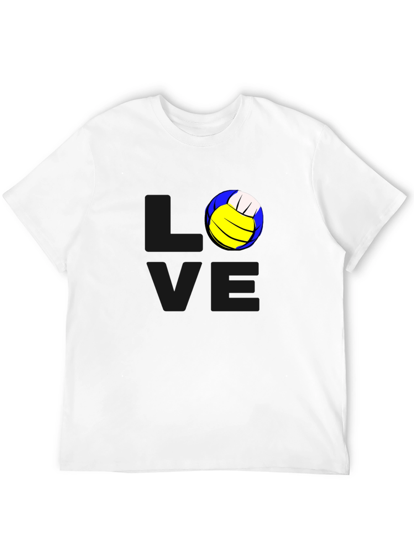 Volleyball Graphic Tee - Stylish Black T-Shirt
