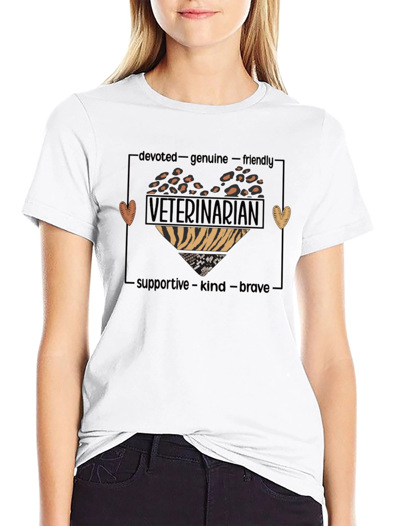 Veterinarian Heart Graphic T-Shirt
