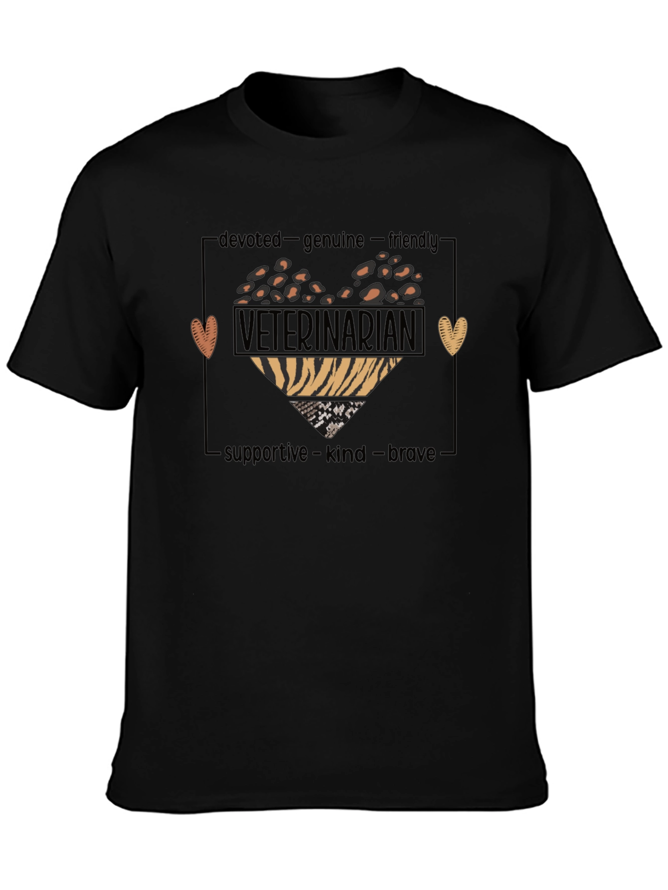 Veterinarian Heart Graphic T-Shirt