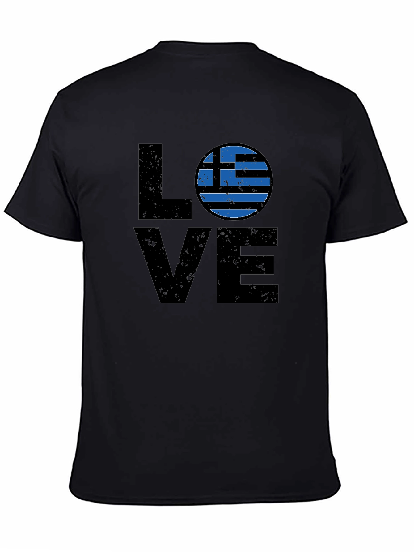 Greece Flag LOVE Graphic T-Shirt