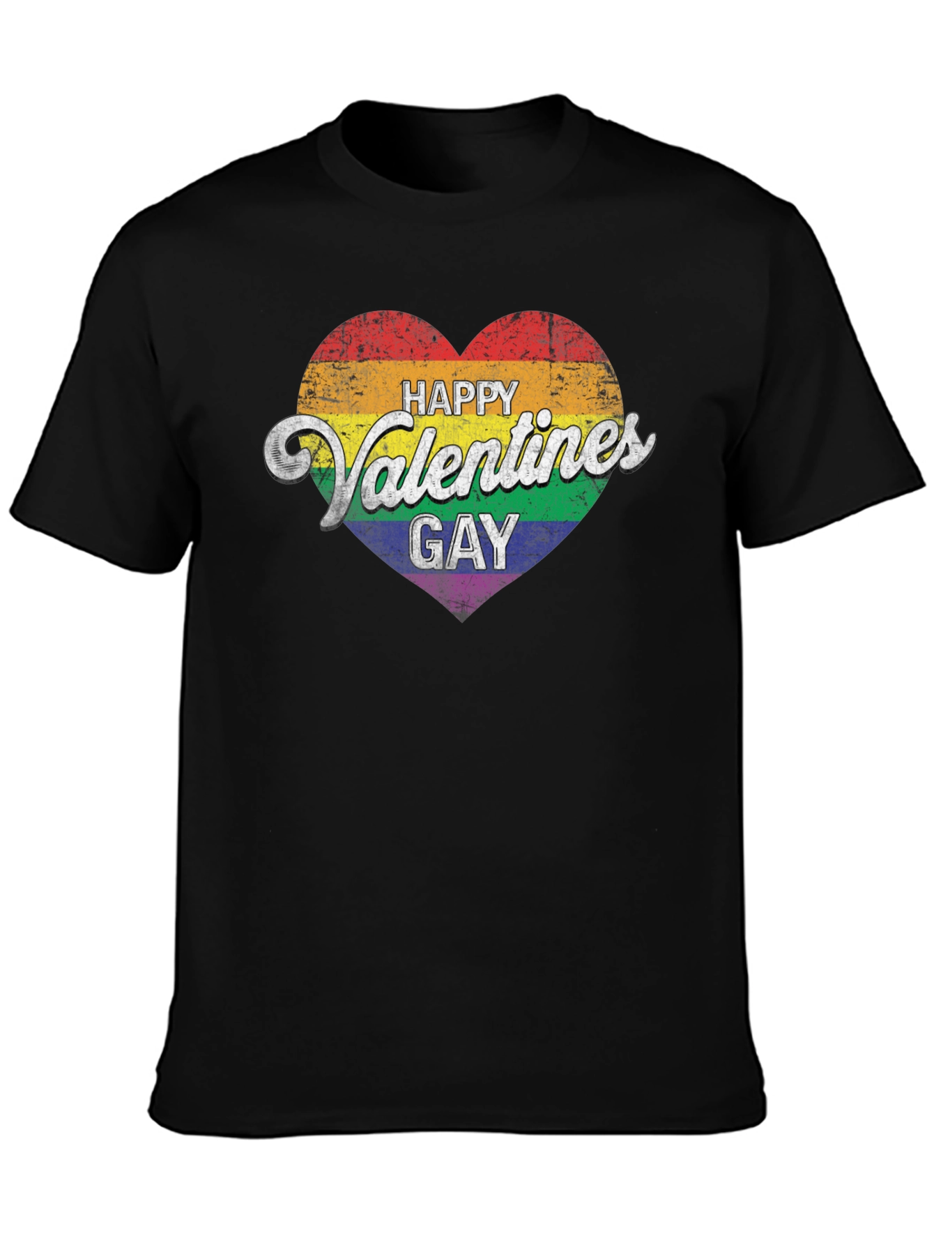 Happy Valentines Gay Pride T-Shirt