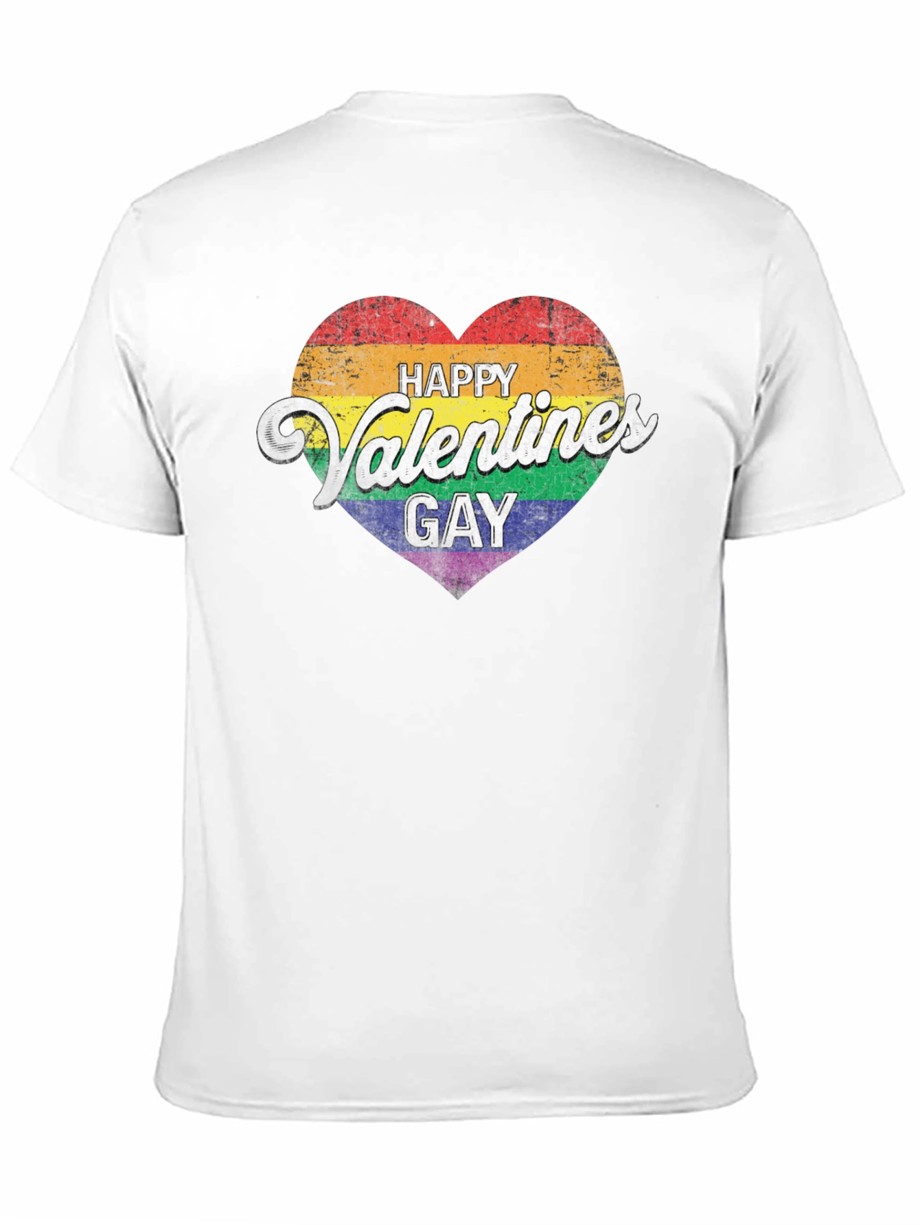Happy Valentines Gay Pride T-Shirt