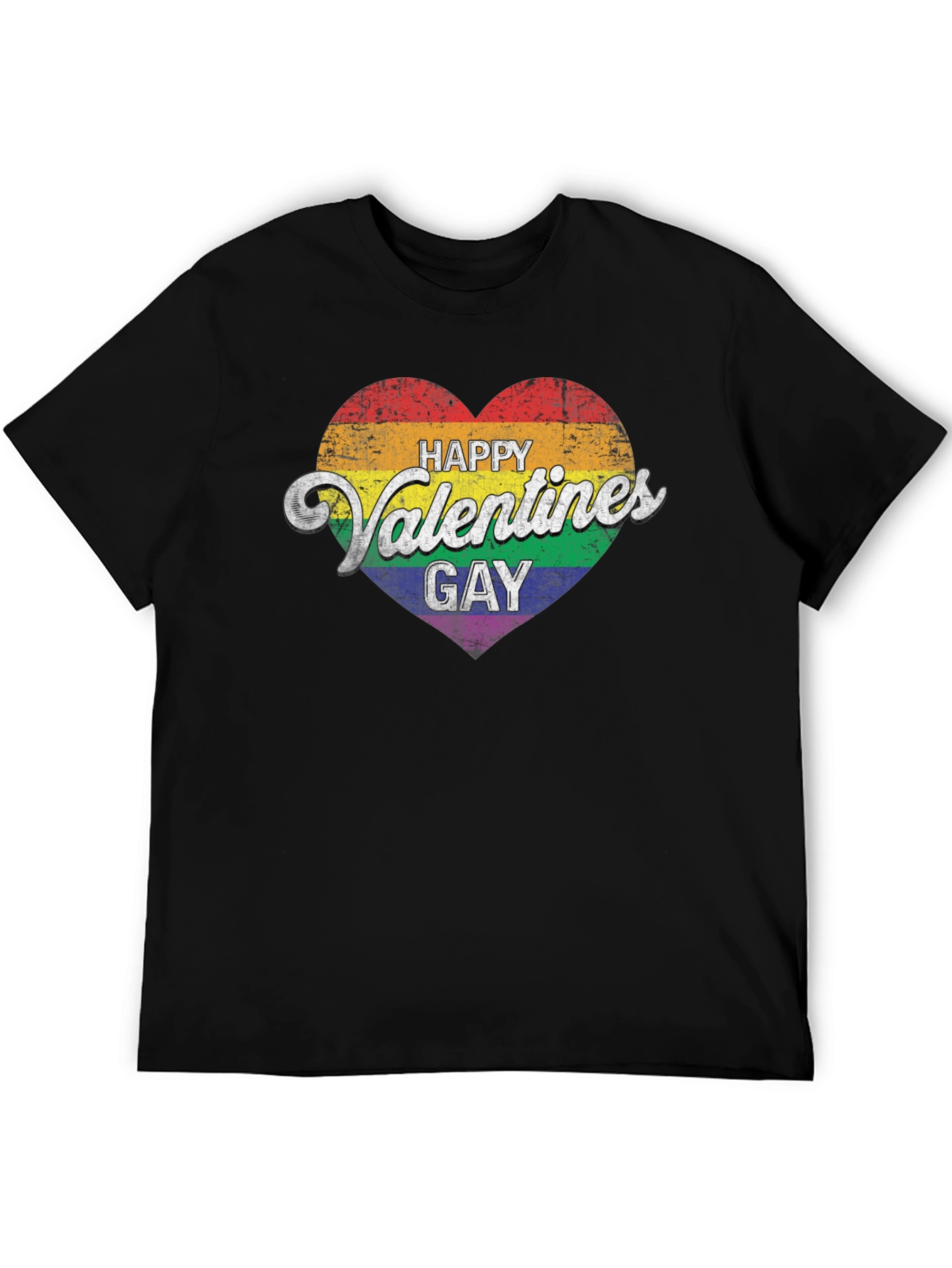 Happy Valentines Gay Pride T-Shirt