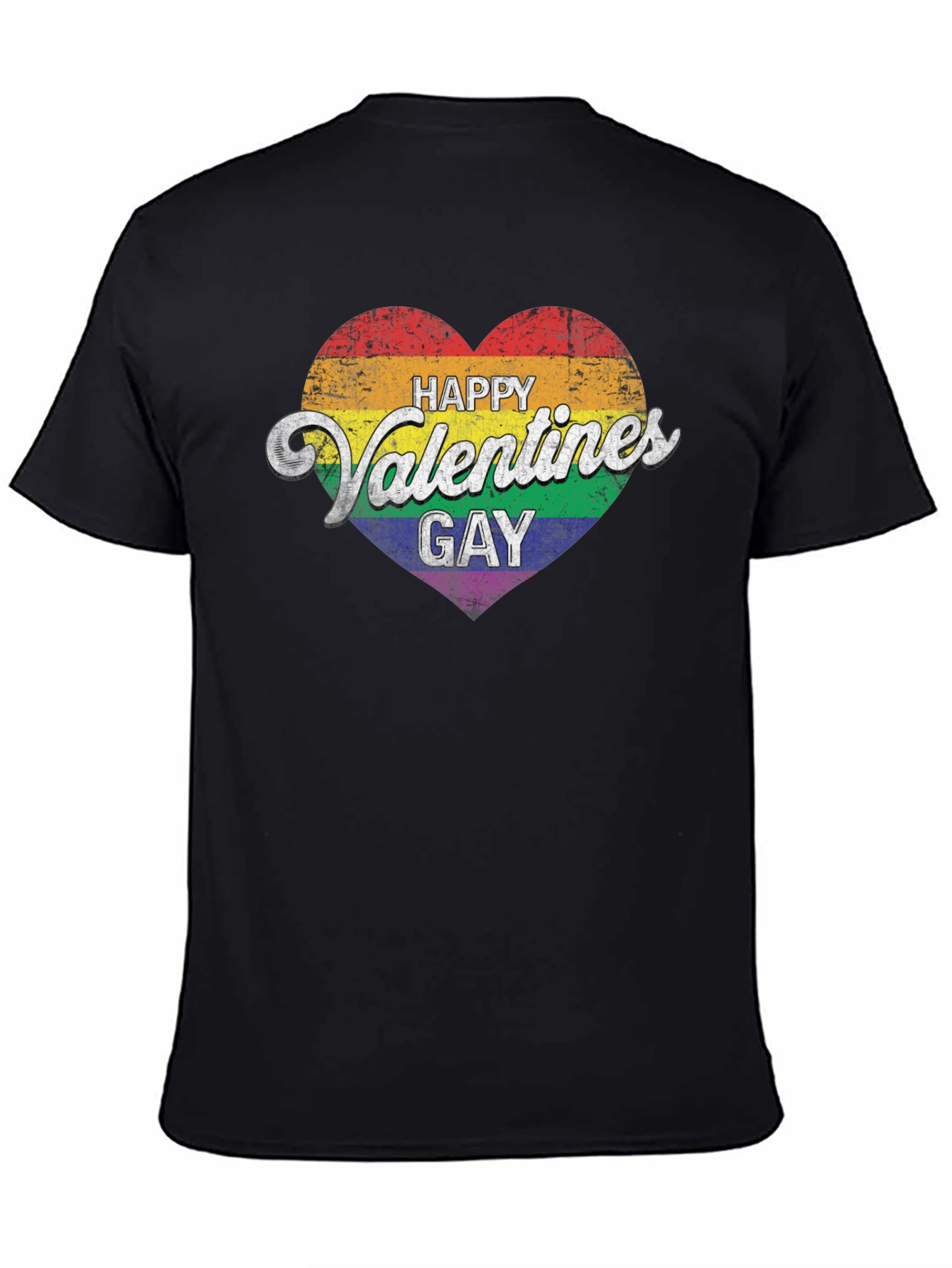 Happy Valentines Gay Pride T-Shirt