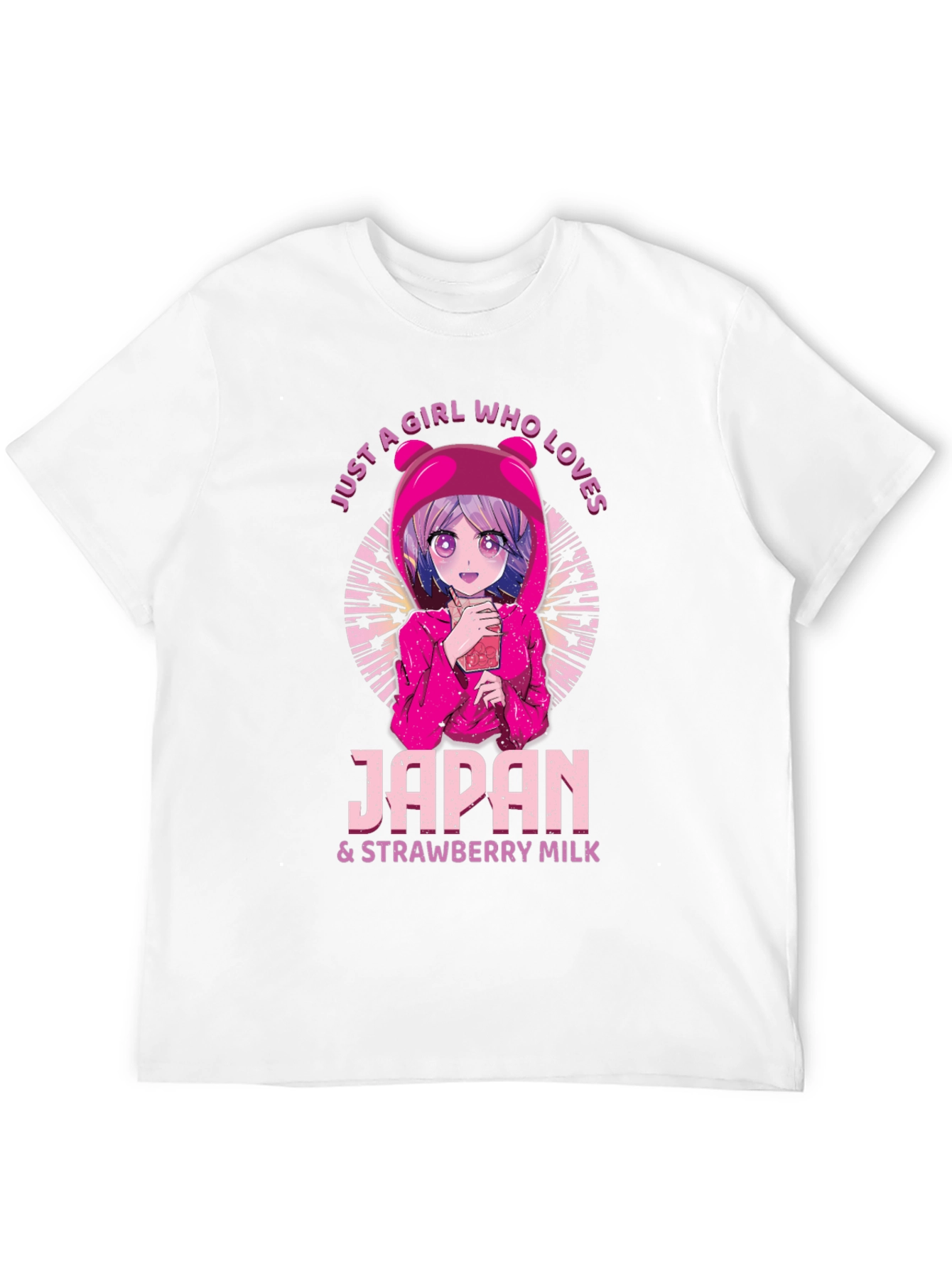 Japan & Strawberry Milk Anime T-Shirt